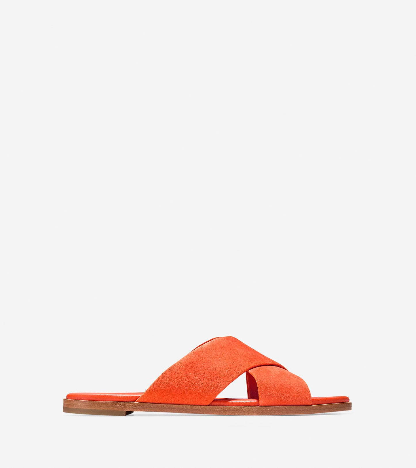 ColeHaan-Anica Criss Cross Sandal-w07428-Spicy Orange Suede