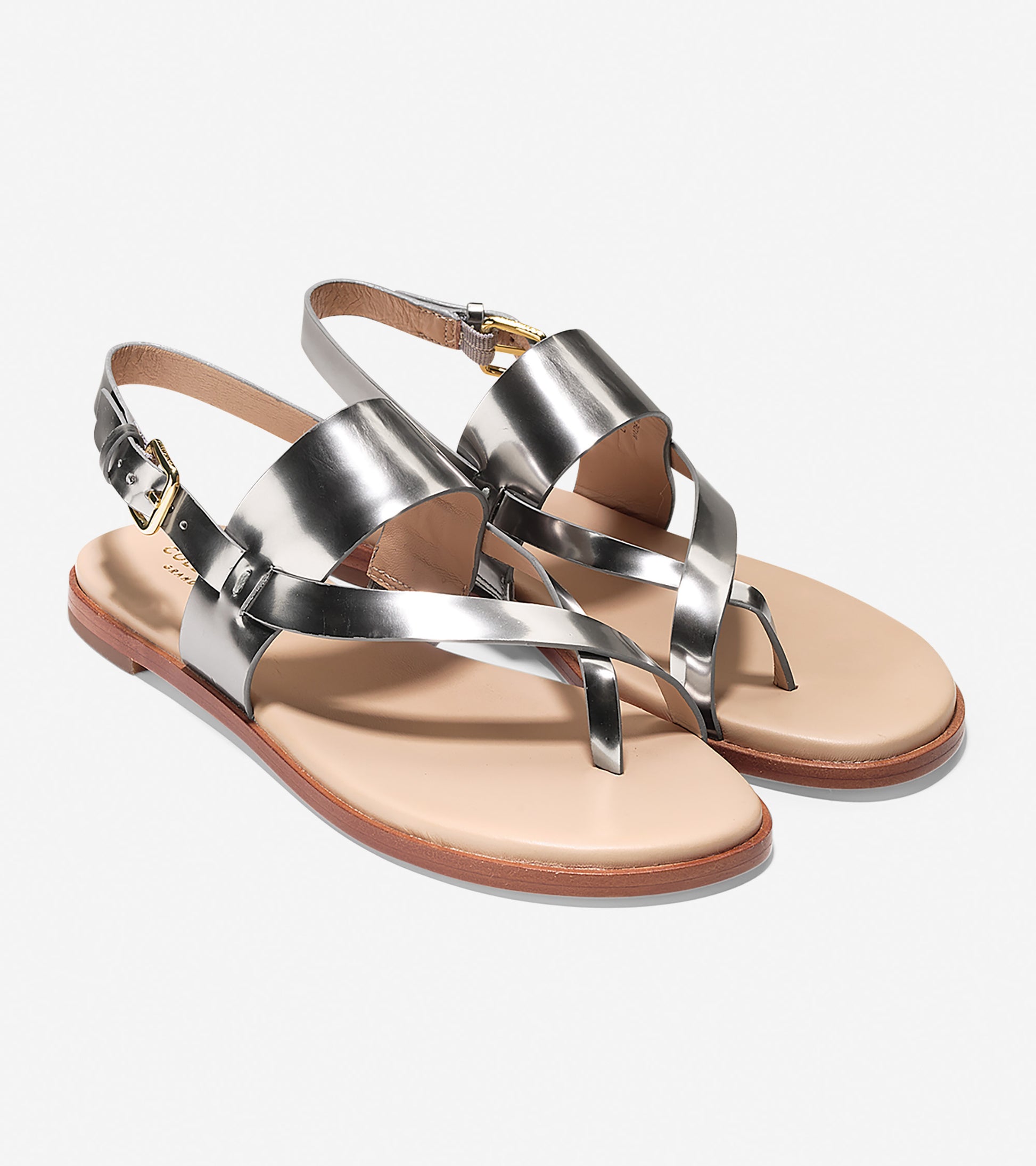 ColeHaan-Anica Thong Sandal-w07429-Pewter Metallic