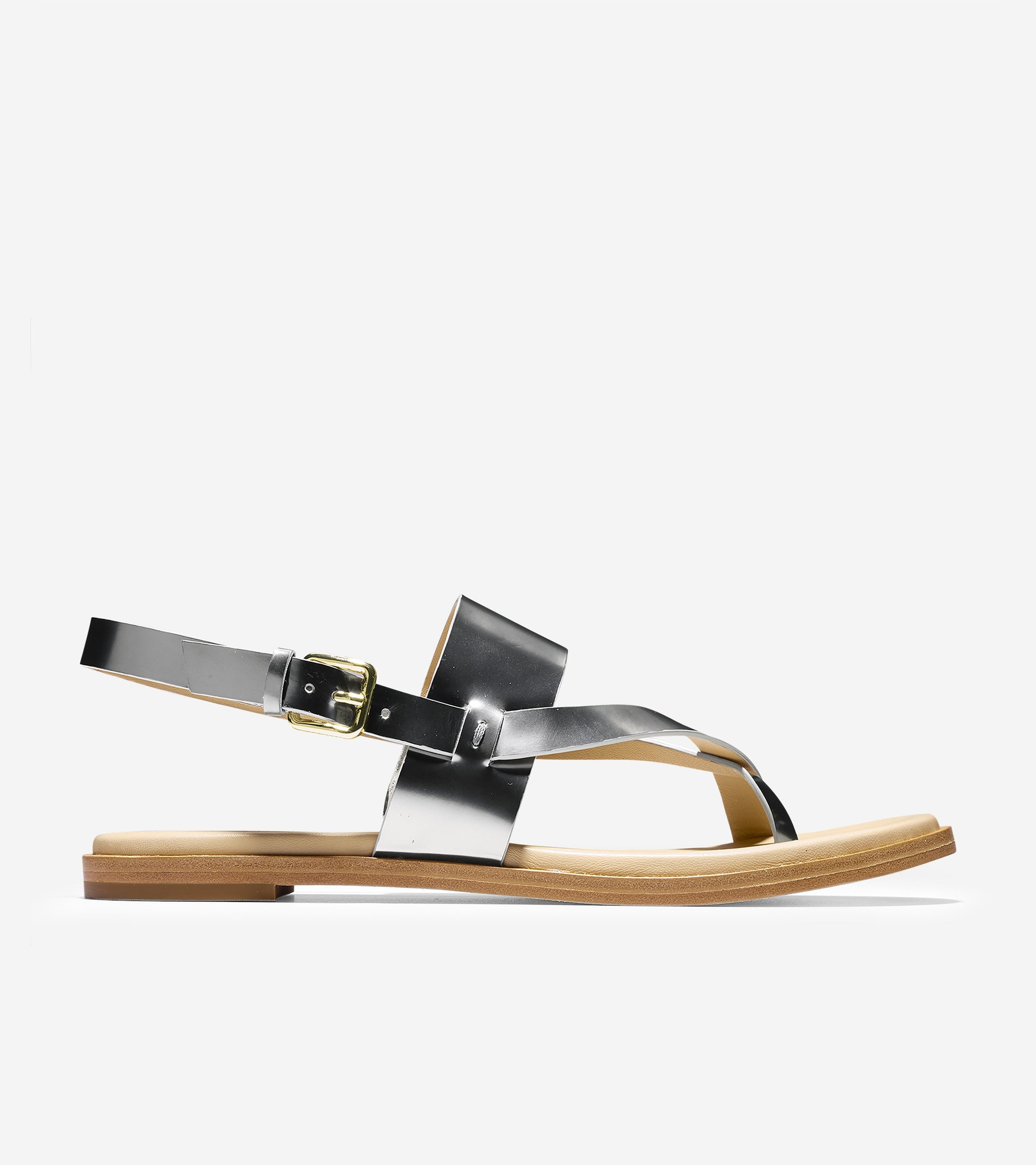 ColeHaan-Anica Thong Sandal-w07429-Pewter Metallic