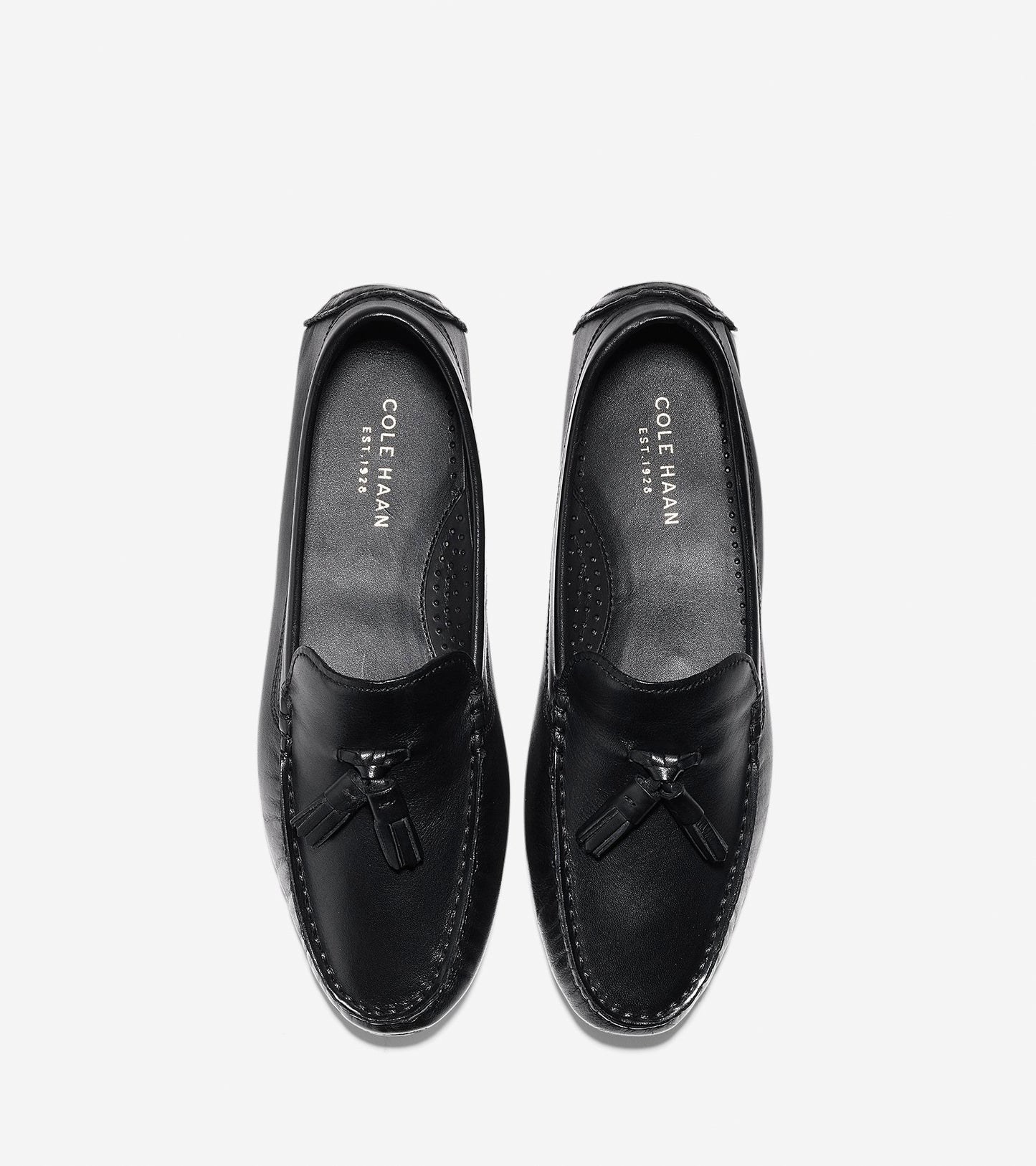 ColeHaan-Rodeo Tassel Driver-w07843-Black Leather-Black