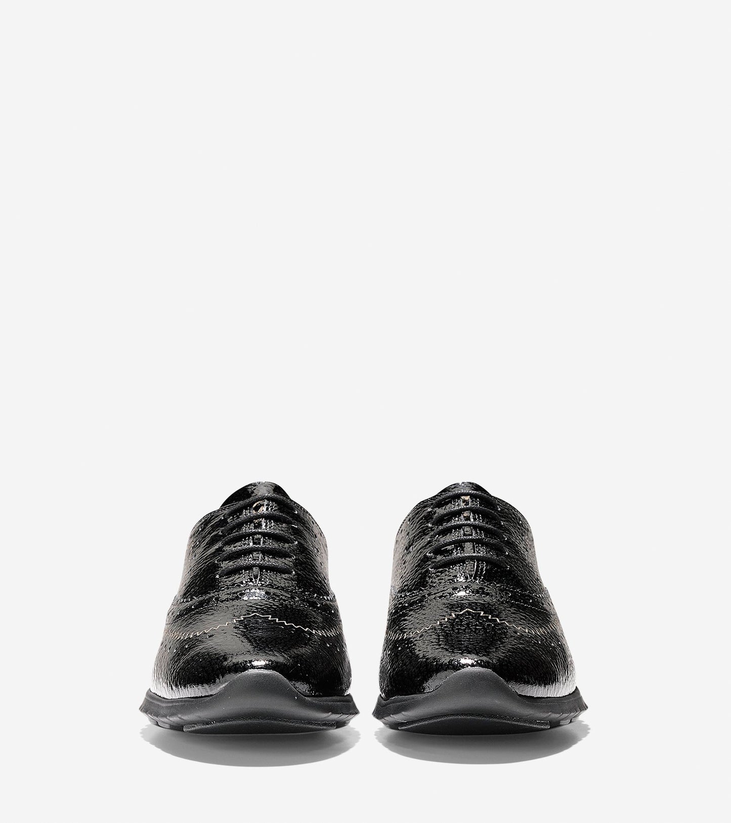ColeHaan-ZERØGRAND Wingtip Oxford-w08429-Black Bubble Patent