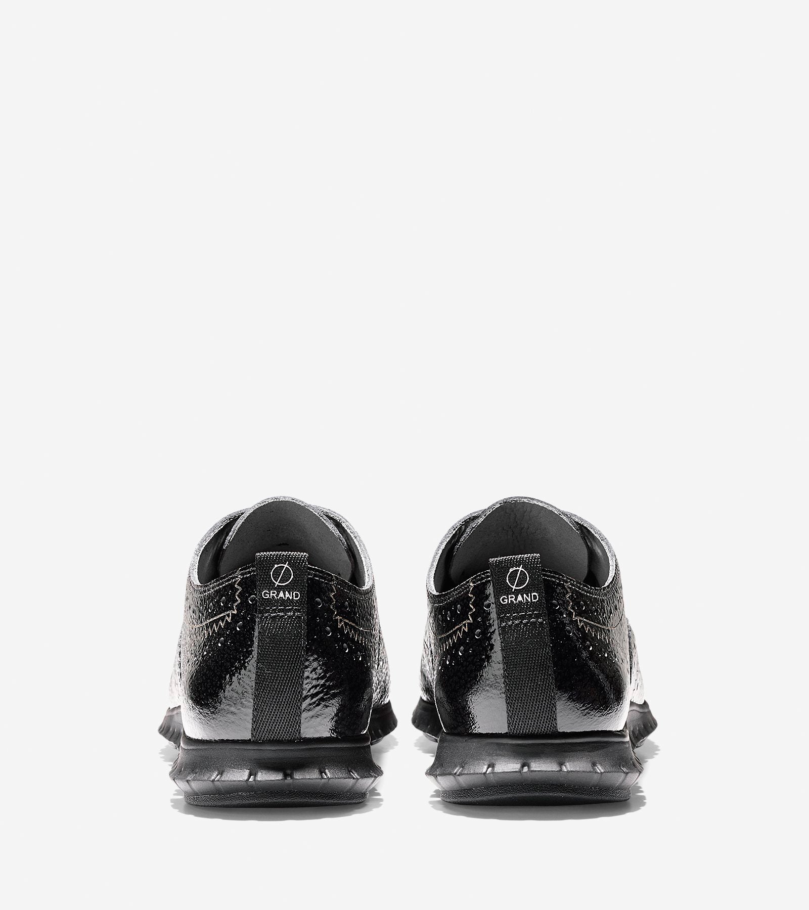 ColeHaan-ZERØGRAND Wingtip Oxford-w08429-Black Bubble Patent