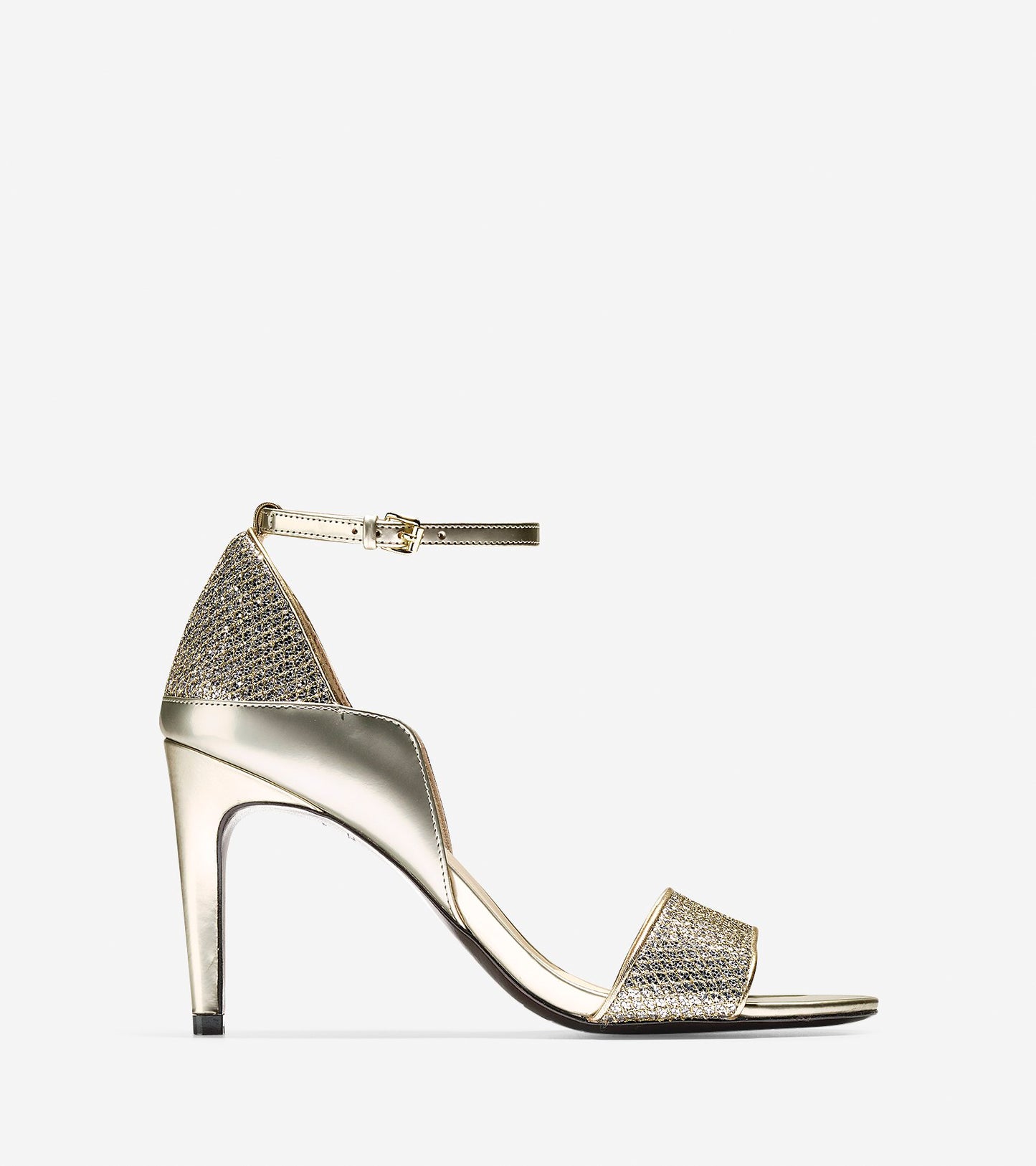 ColeHaan-Grace Grand Sandal (85mm)-w08724-Gold-silver Glitter