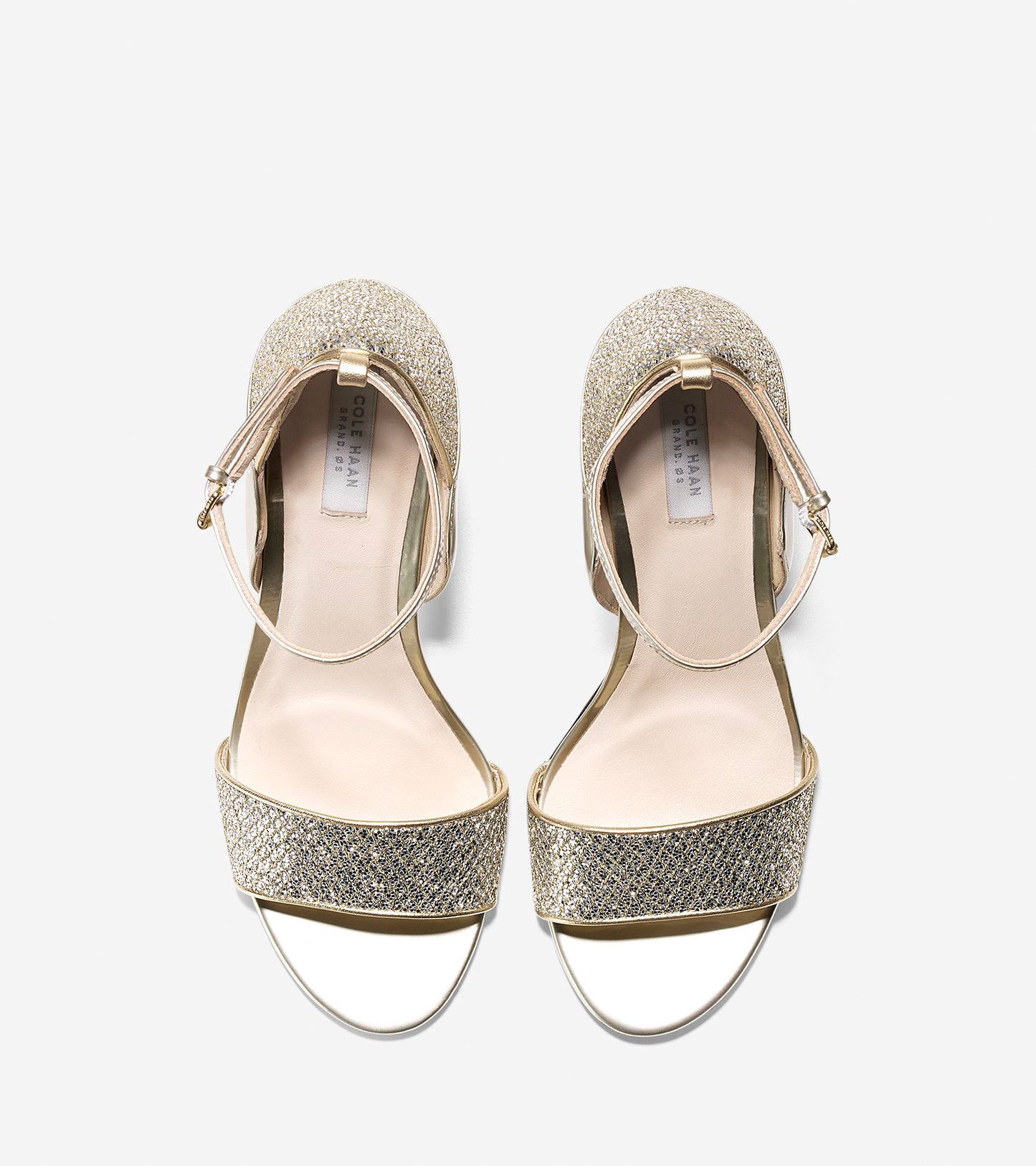 ColeHaan-Grace Grand Sandal (85mm)-w08724-Gold-silver Glitter