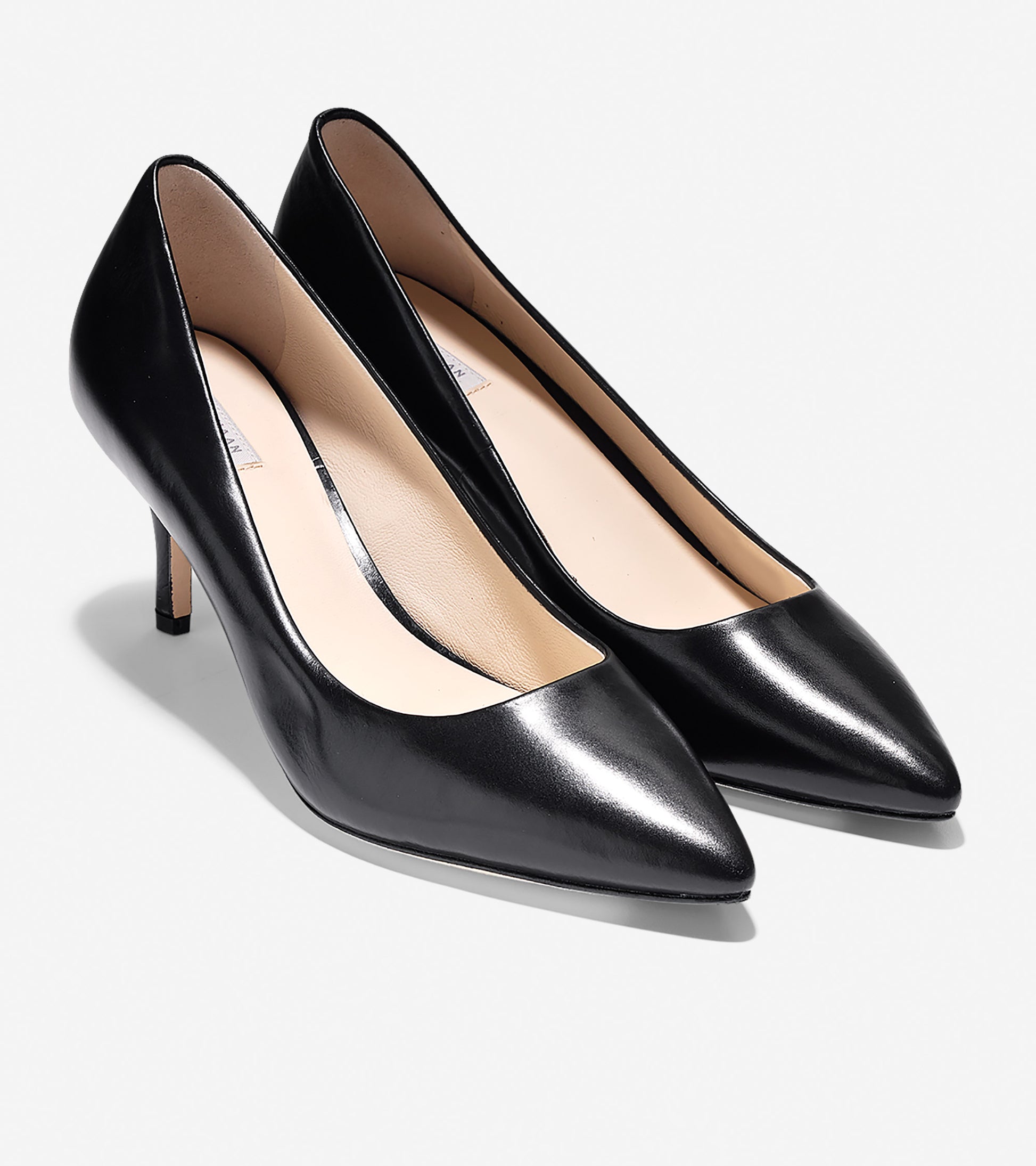 ColeHaan-Vesta Pump-w08983-Black Leather