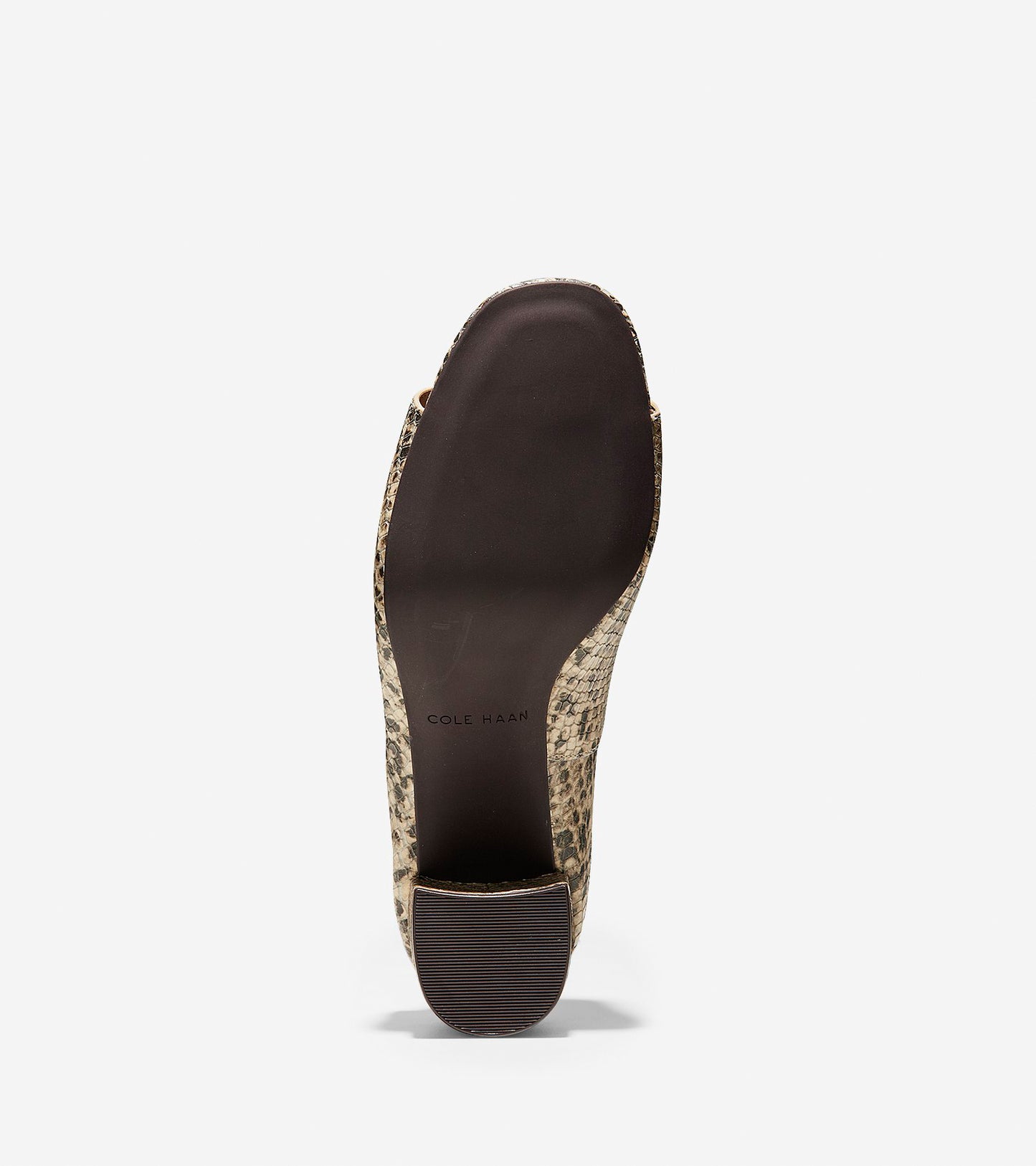 ColeHaan-Laree Open Toe Mule (65mm)-w09228-Roccia Snake Print