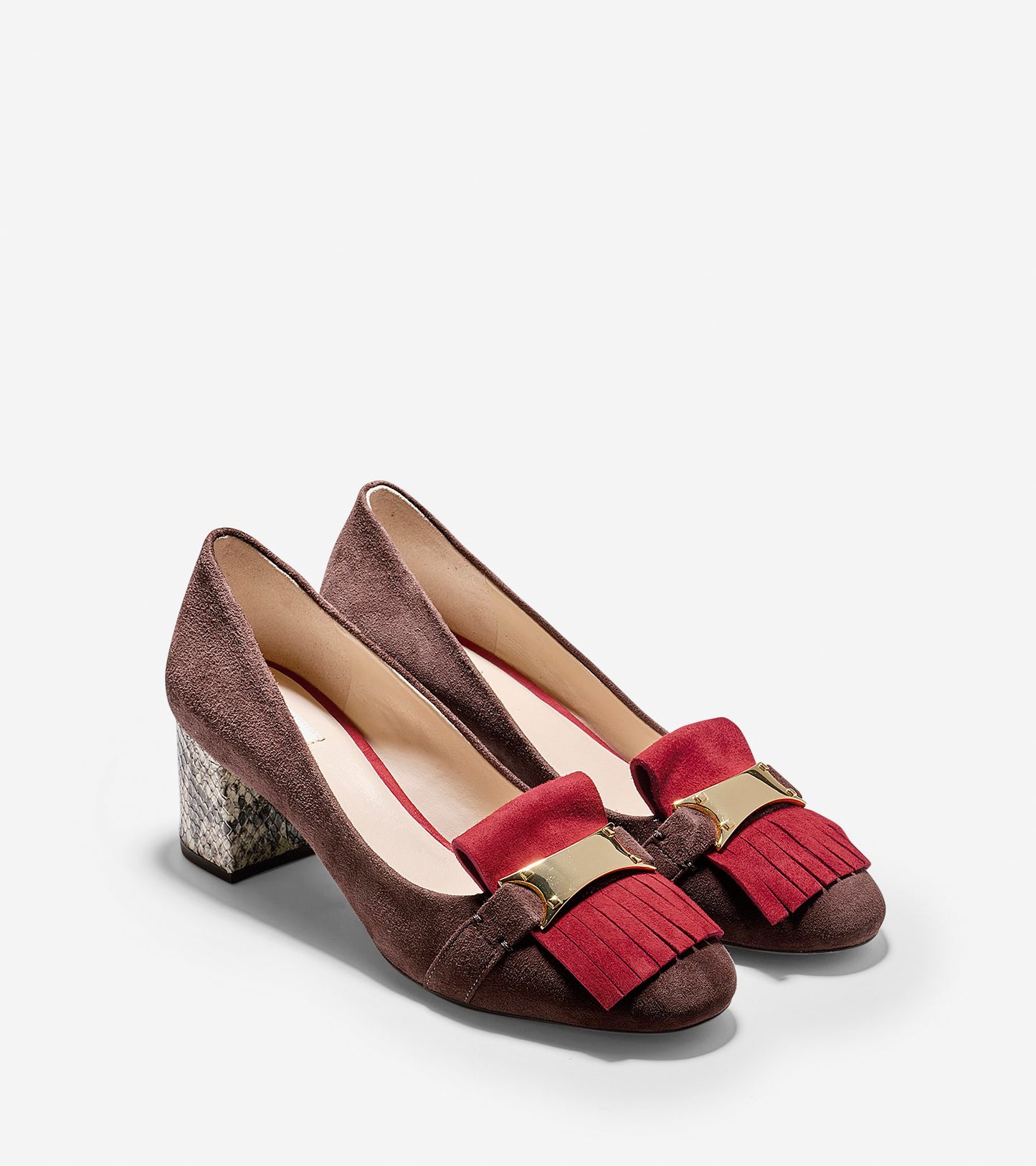 ColeHaan-Margarite Pump (55mm)-w09360-Chestnut Leather Combination