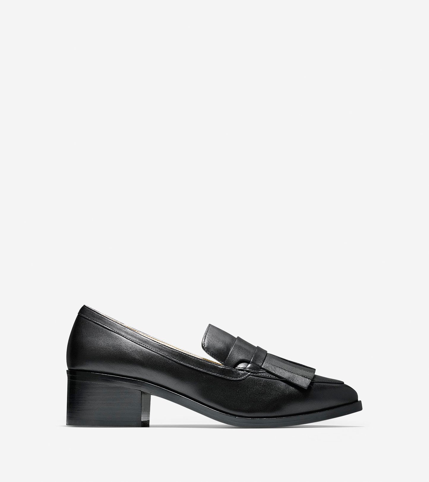 ColeHaan-Margarite Loafer (40mm)-w09549-Black Leather