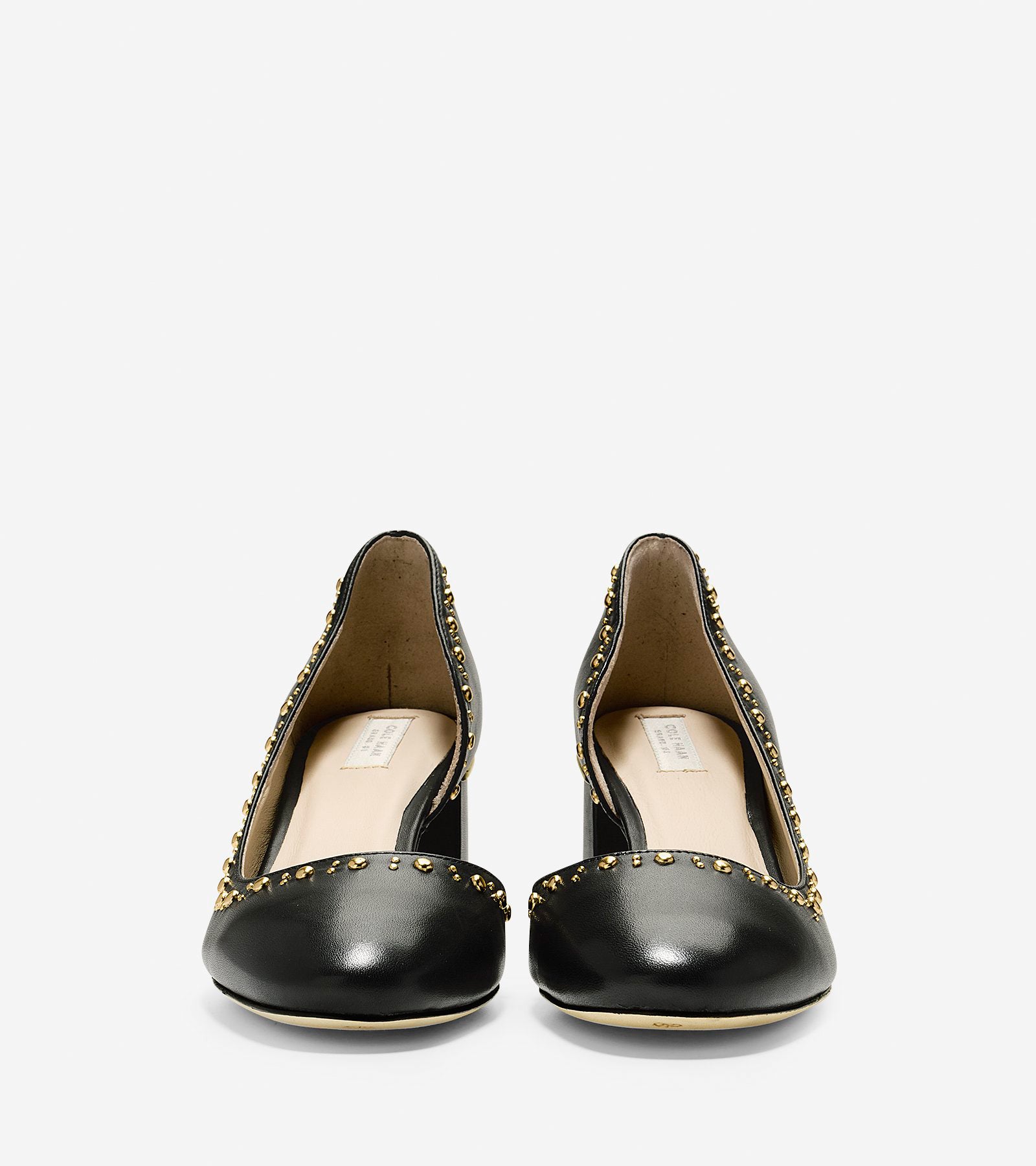 ColeHaan-Laree Grand Stud Pump (55mm)-w09590-Black Leather