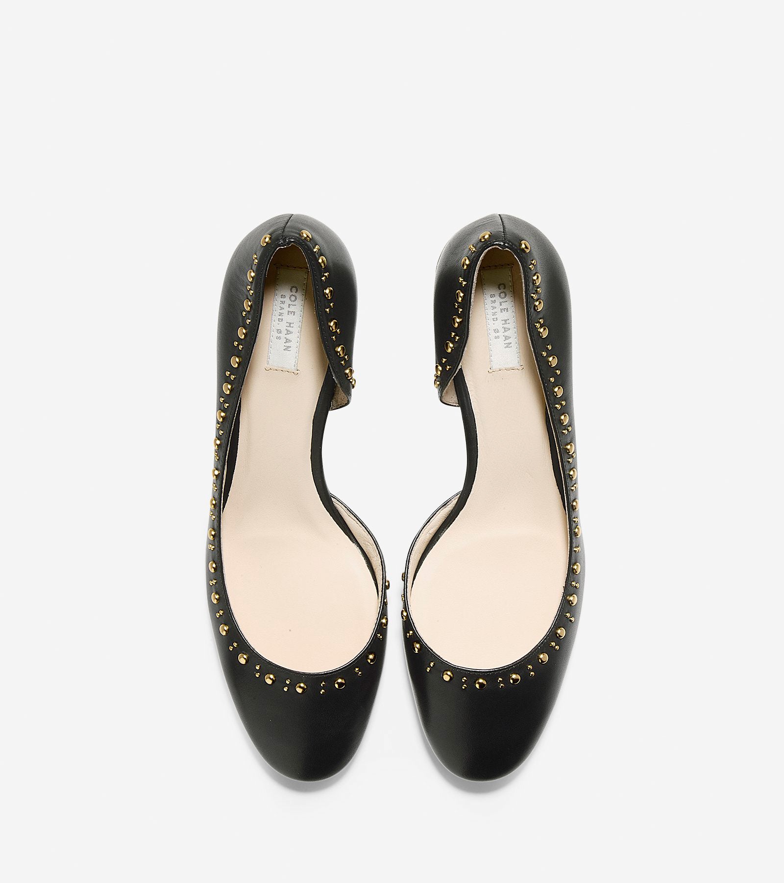 ColeHaan-Laree Grand Stud Pump (55mm)-w09590-Black Leather