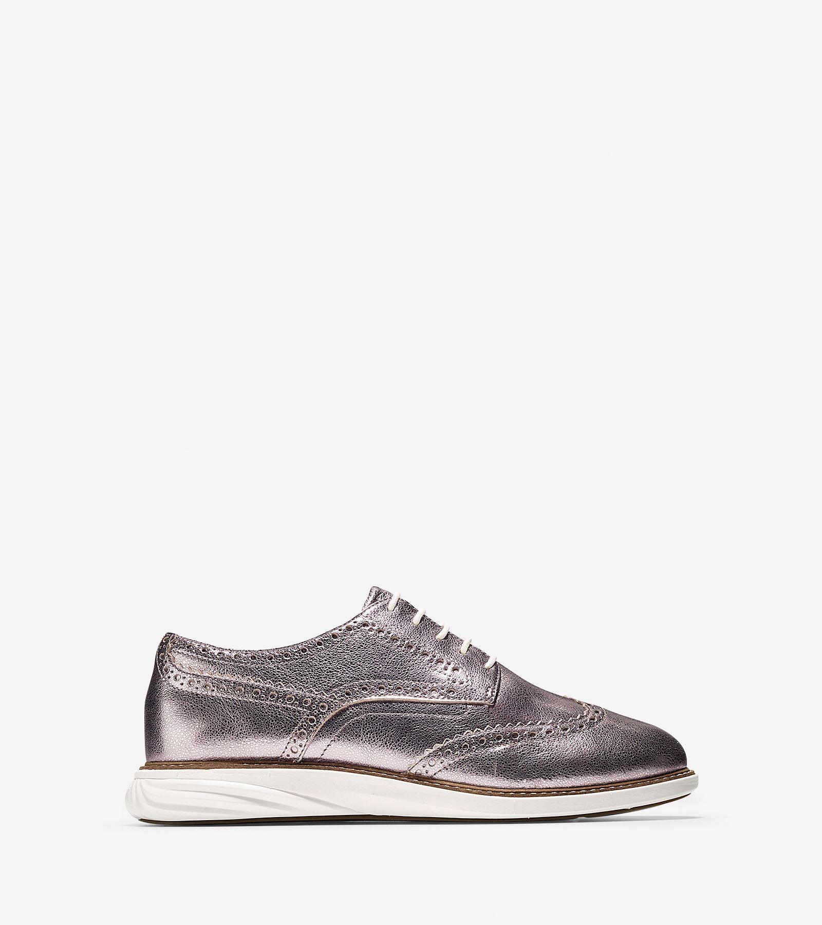 Grand Evolution Wingtip Oxford W09725 PINK GLITTER IVORY Cole Haan Saudi Arabia