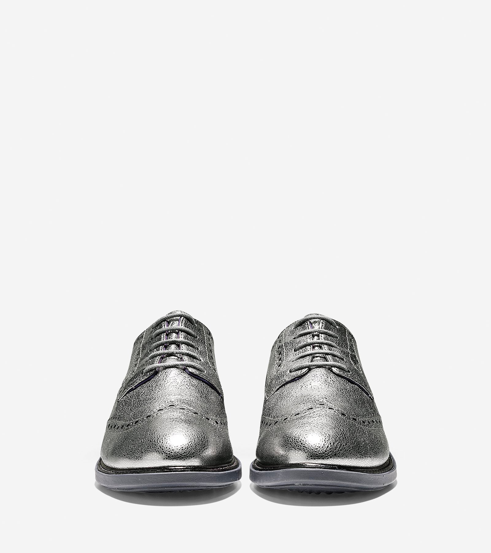 ColeHaan-Grand Evolution Wingtip Oxford-w09726-Anthracite Glitter Metallic Leather