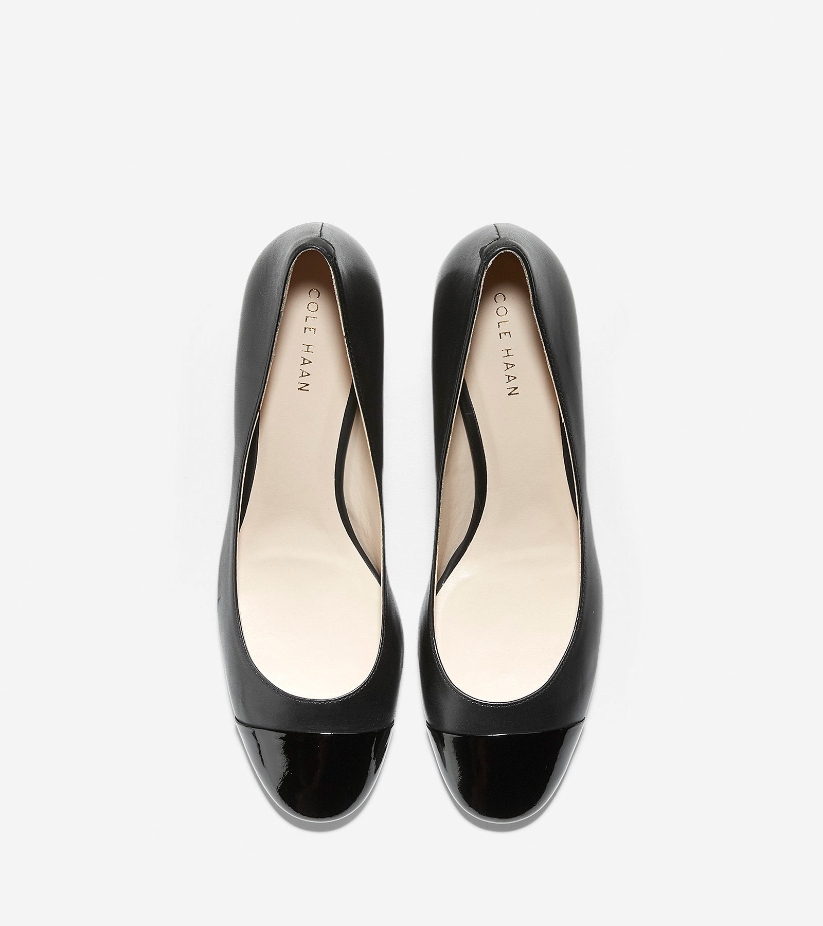 ColeHaan-Dawna Grand Pump (55mm)-w09807-Black Leather-patent