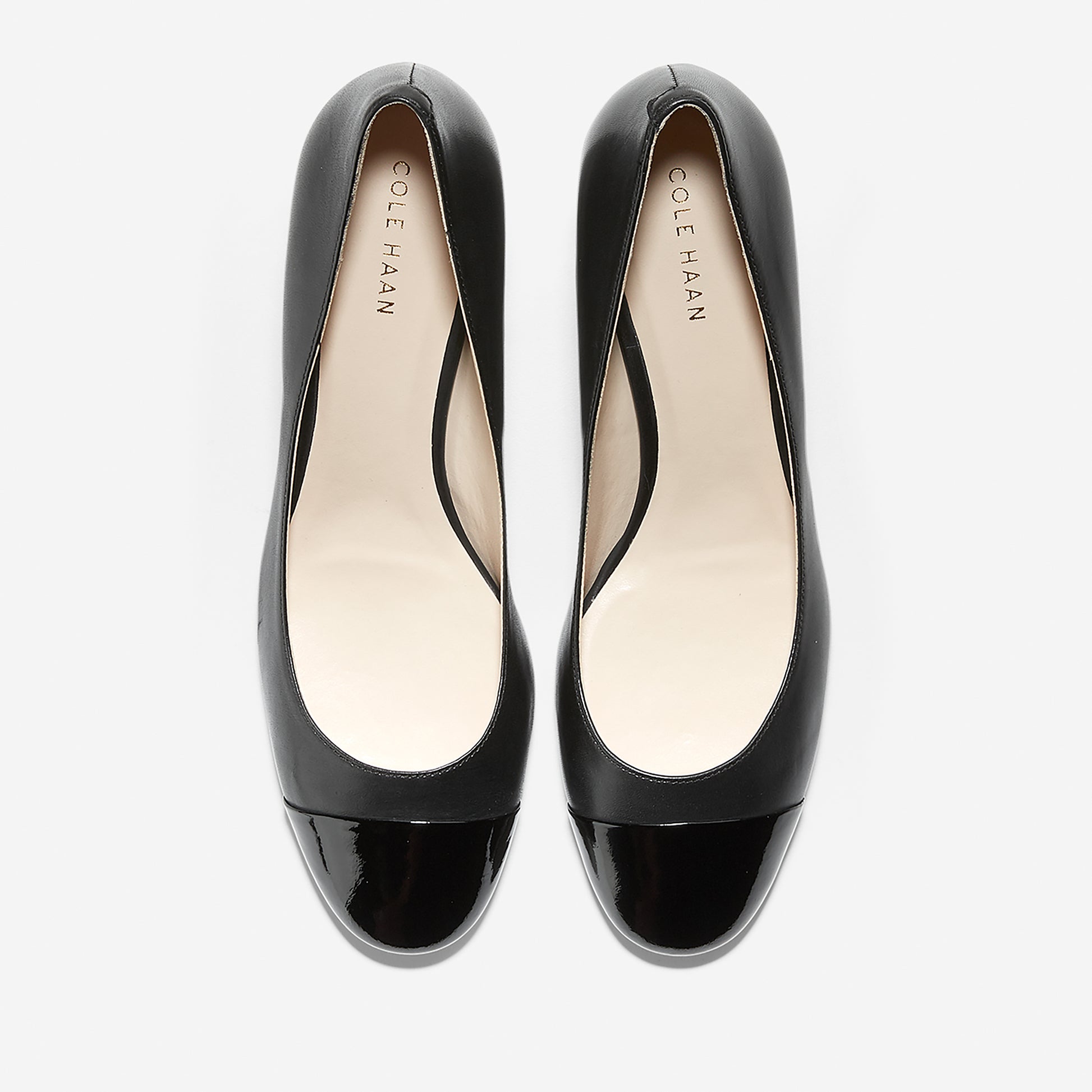 ColeHaan-Dawna Grand Pump (55mm)-w09807-Black Leather-patent