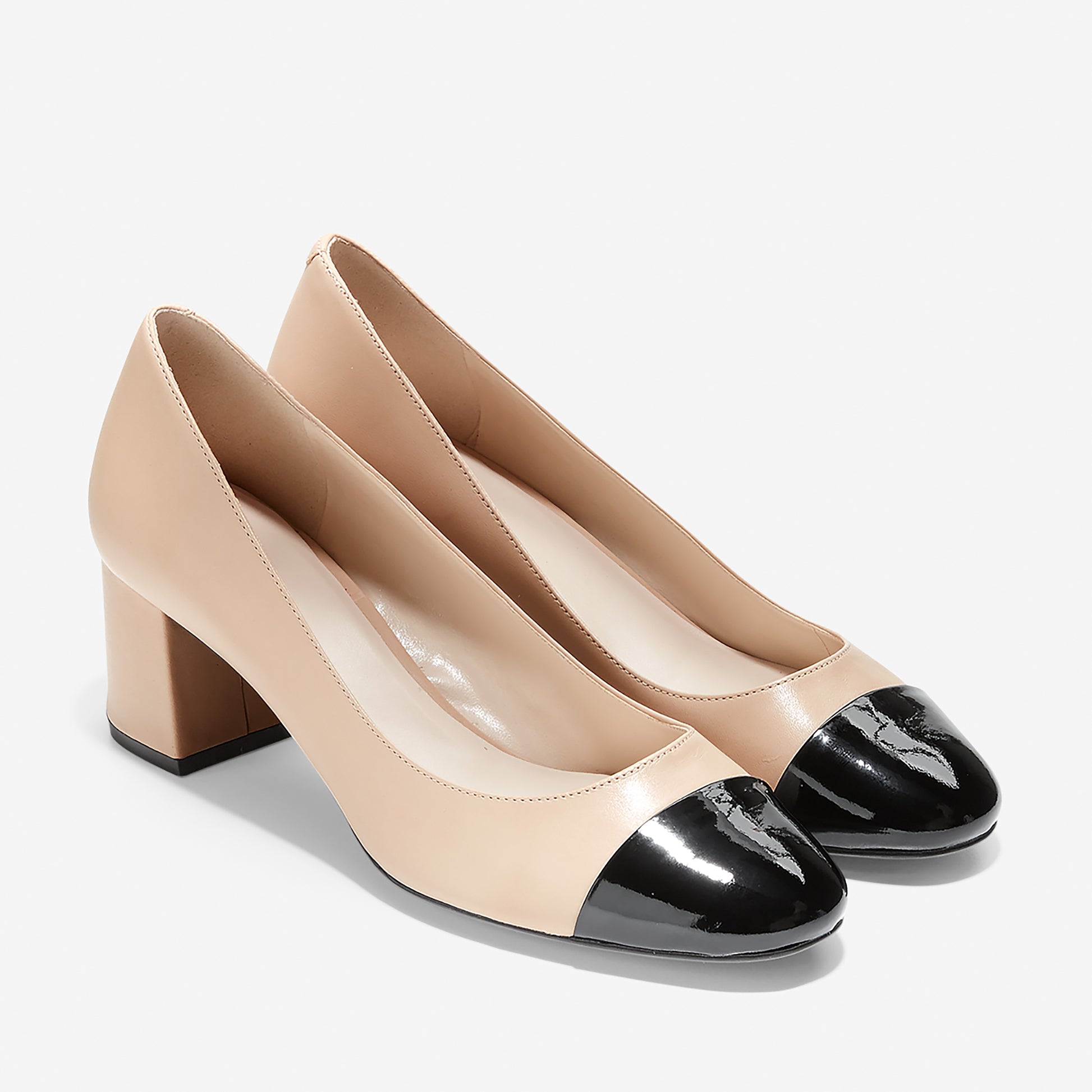 ColeHaan-Dawna Grand Pump (55mm)-w09808-Maple Sugar-black Patent
