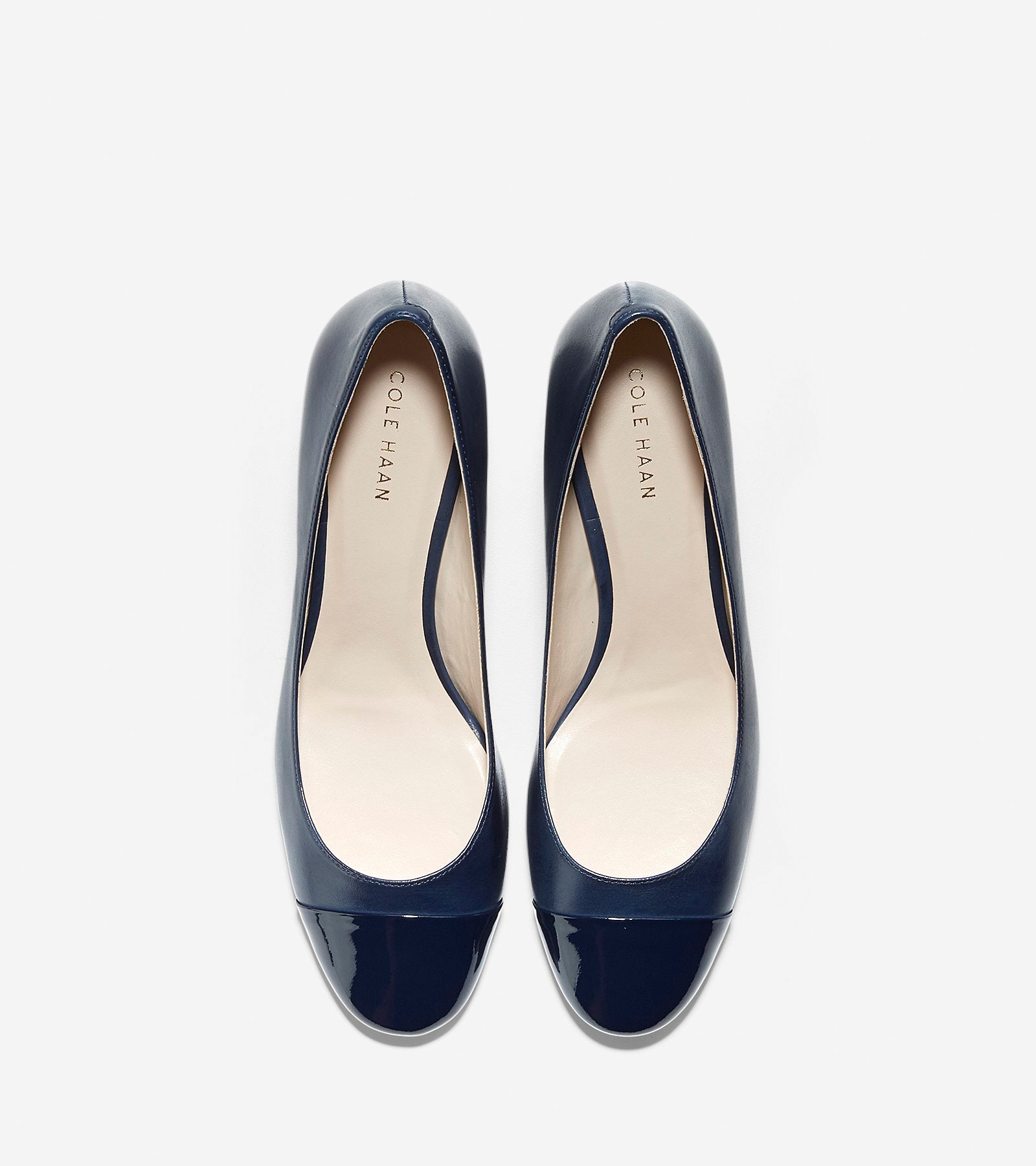 ColeHaan-Dawna Grand Pump (55mm)-w09809-Marine Blue Leather-patent