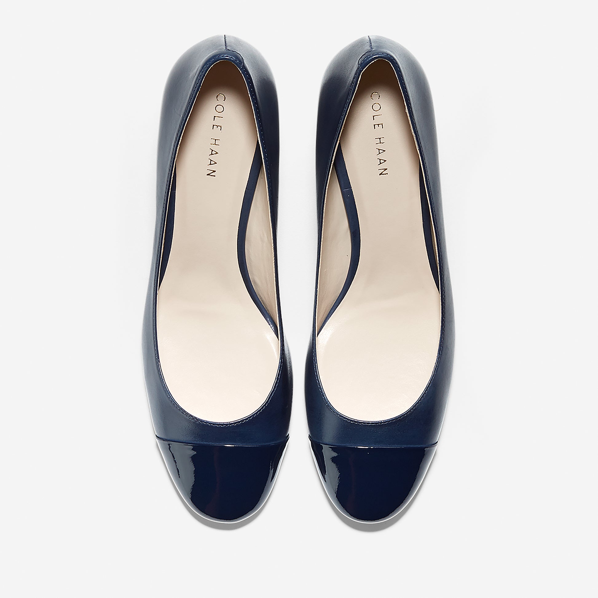 ColeHaan-Dawna Grand Pump (55mm)-w09809-Marine Blue Leather-patent