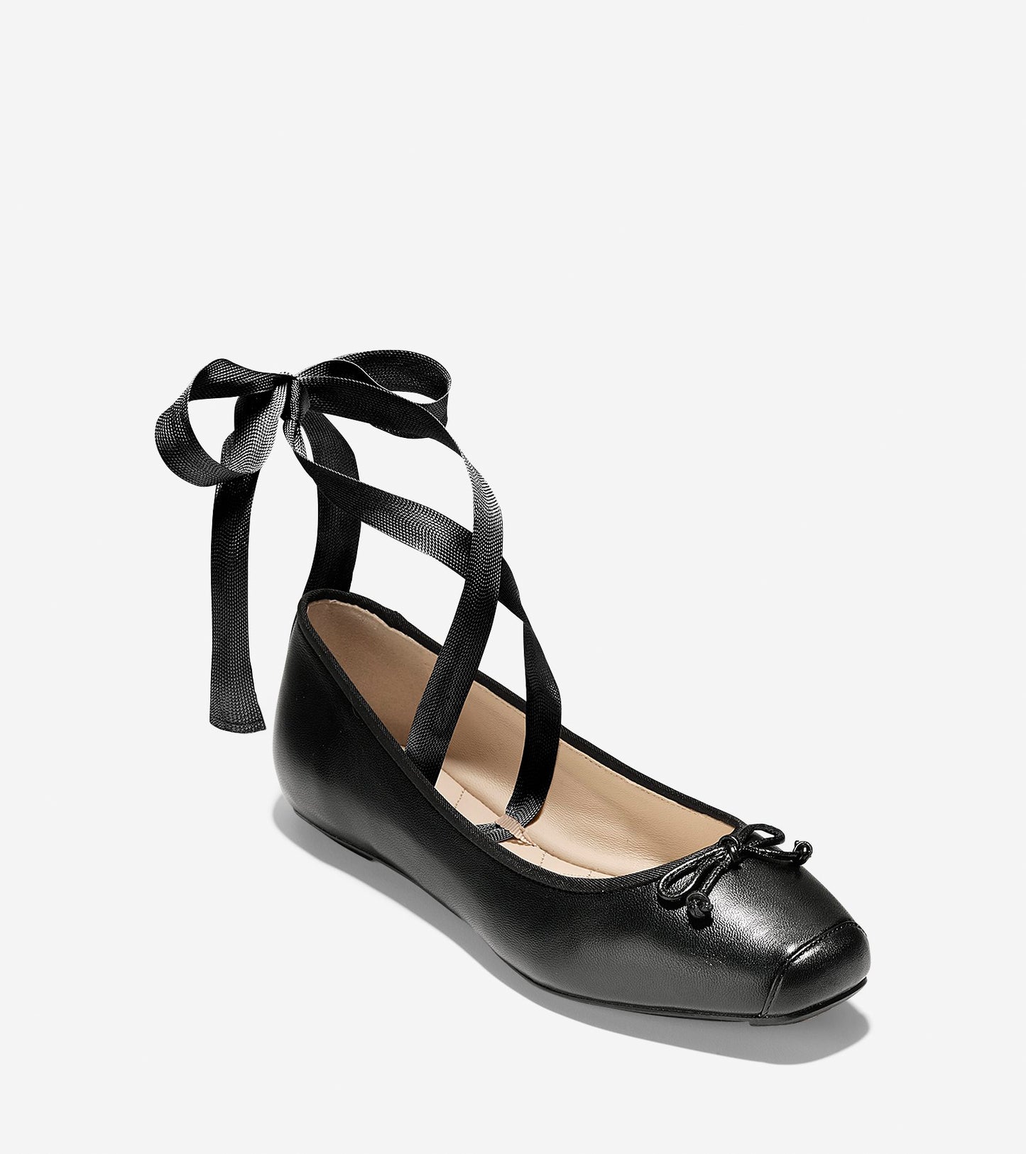 ColeHaan-Downtown Ballet Flat-w09907-Black