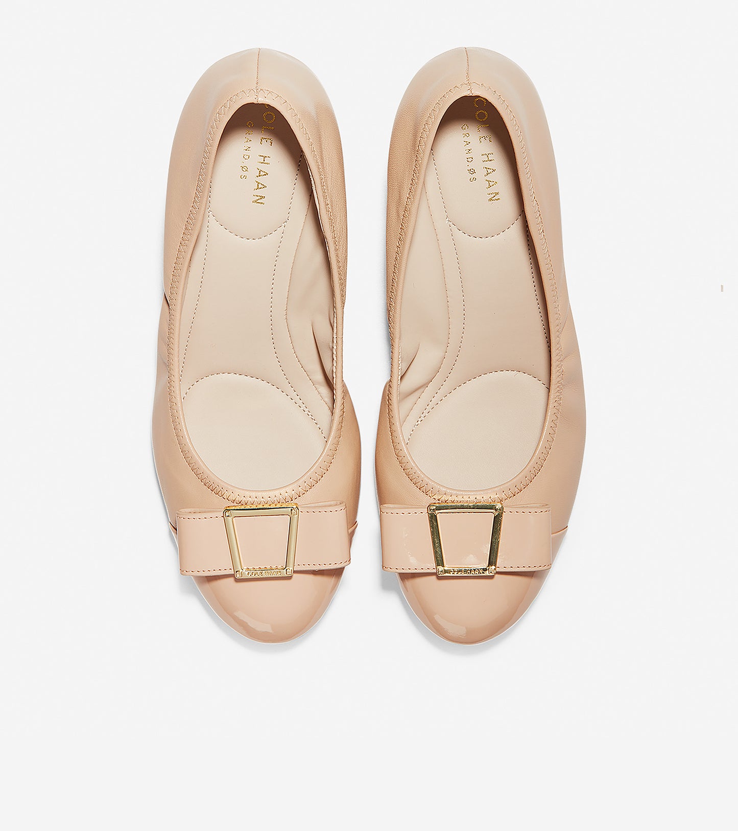 ColeHaan-Emory Bow Wedge-w09951-Nude Leather