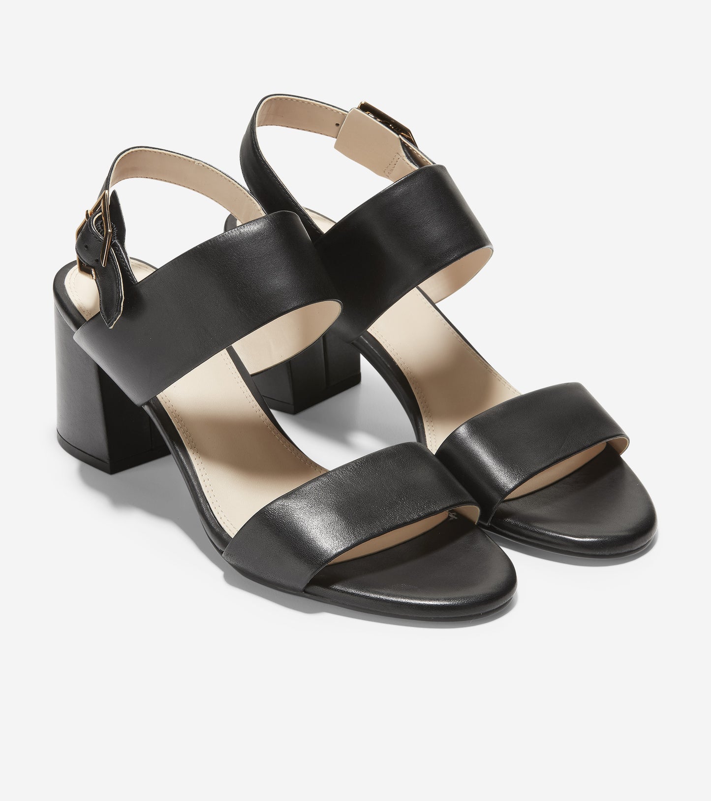 ColeHaan-Avani City Sandal-w10071-Black Leather