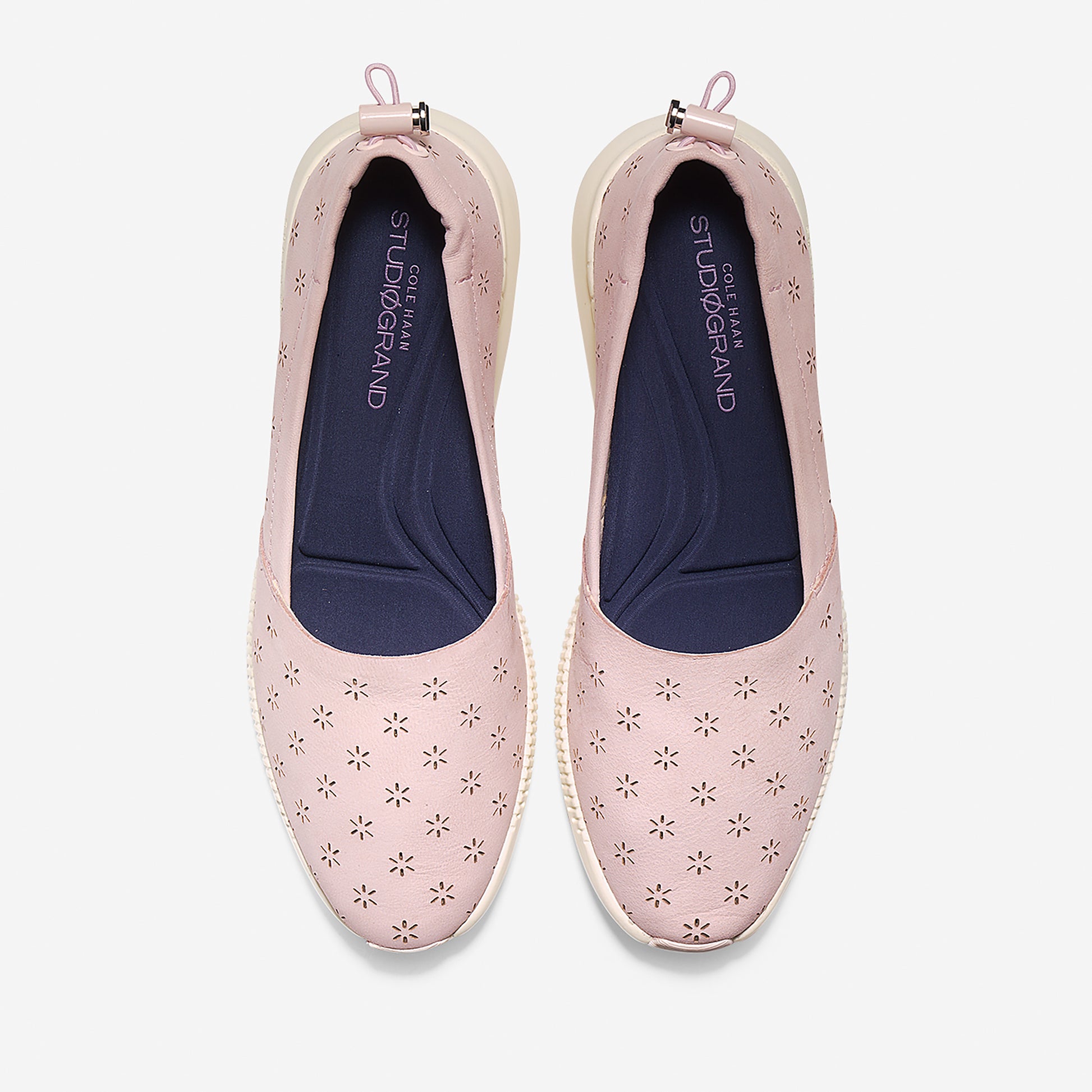 ColeHaan-StudiøGrand Perforated Slip-On Sneaker-w10395-Peach Blush Perforated Nubuck