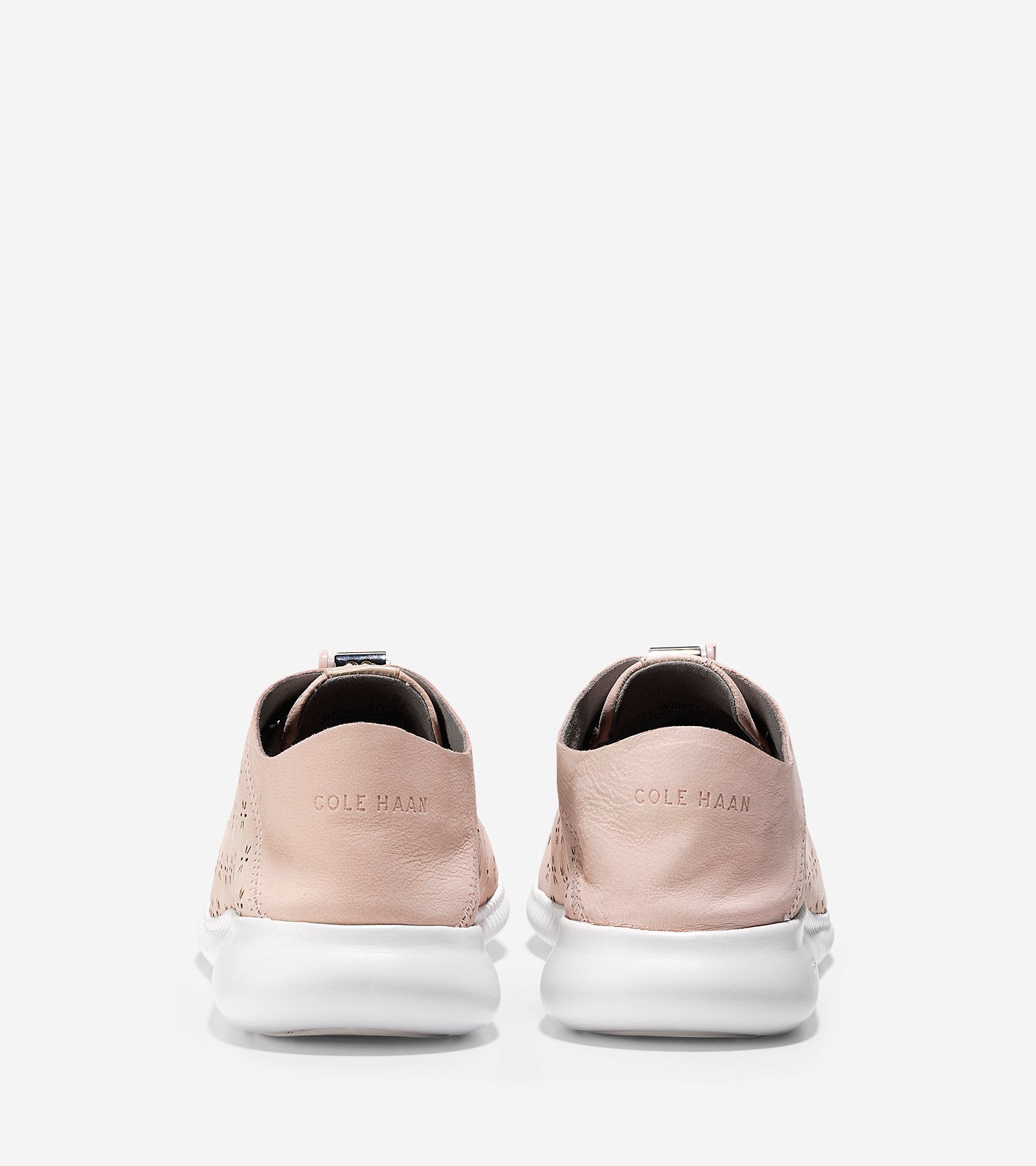 ColeHaan-StudiøGrand Pack-and-Go Sneaker-w10577-Peach Blush Perforated-optic White