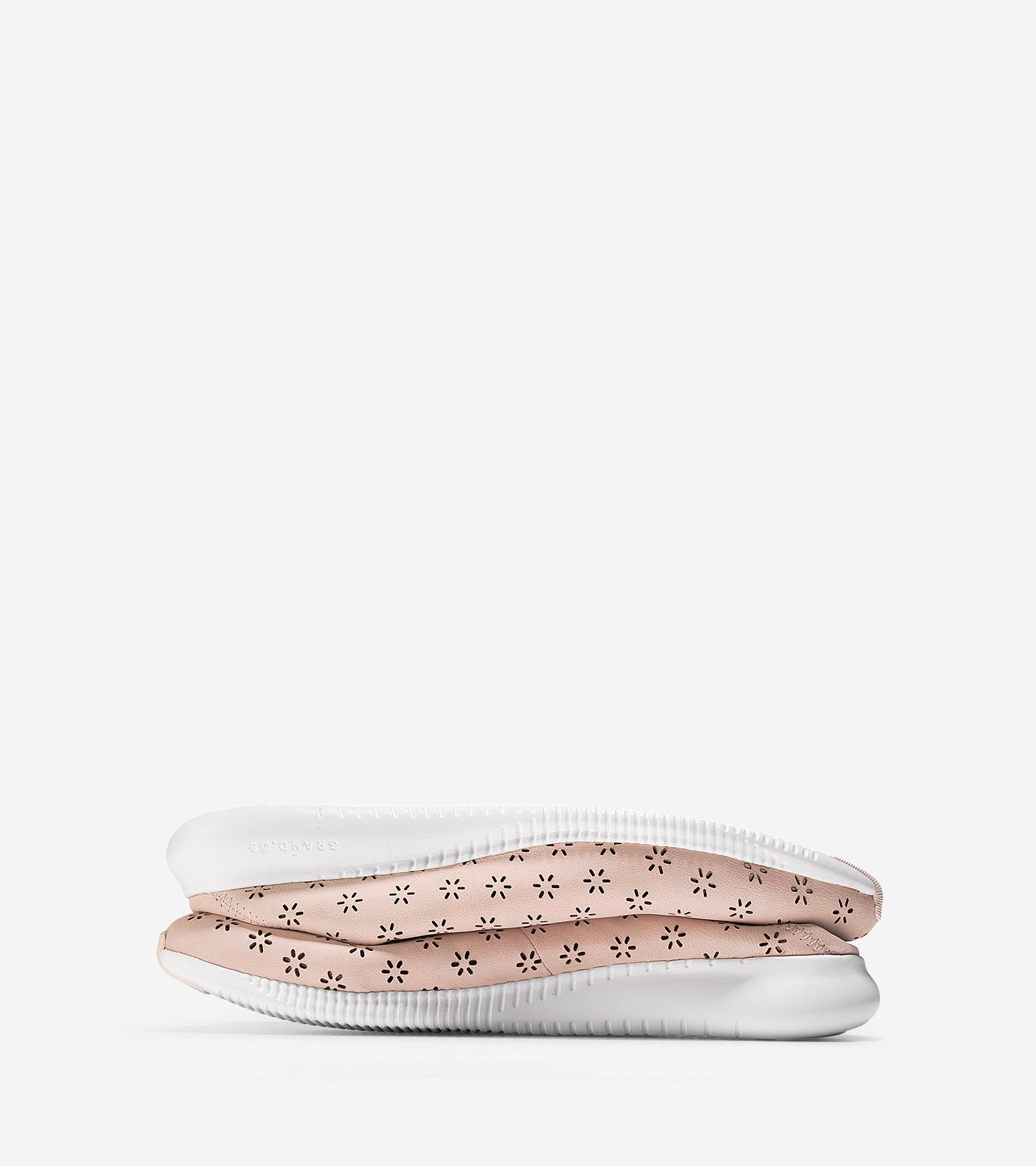 ColeHaan-StudiøGrand Pack-and-Go Sneaker-w10577-Peach Blush Perforated-optic White