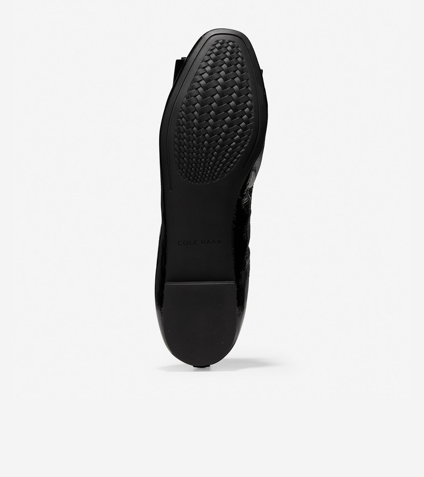 ColeHaan-Tali Modern Bow Ballet-w10624-Black Patent