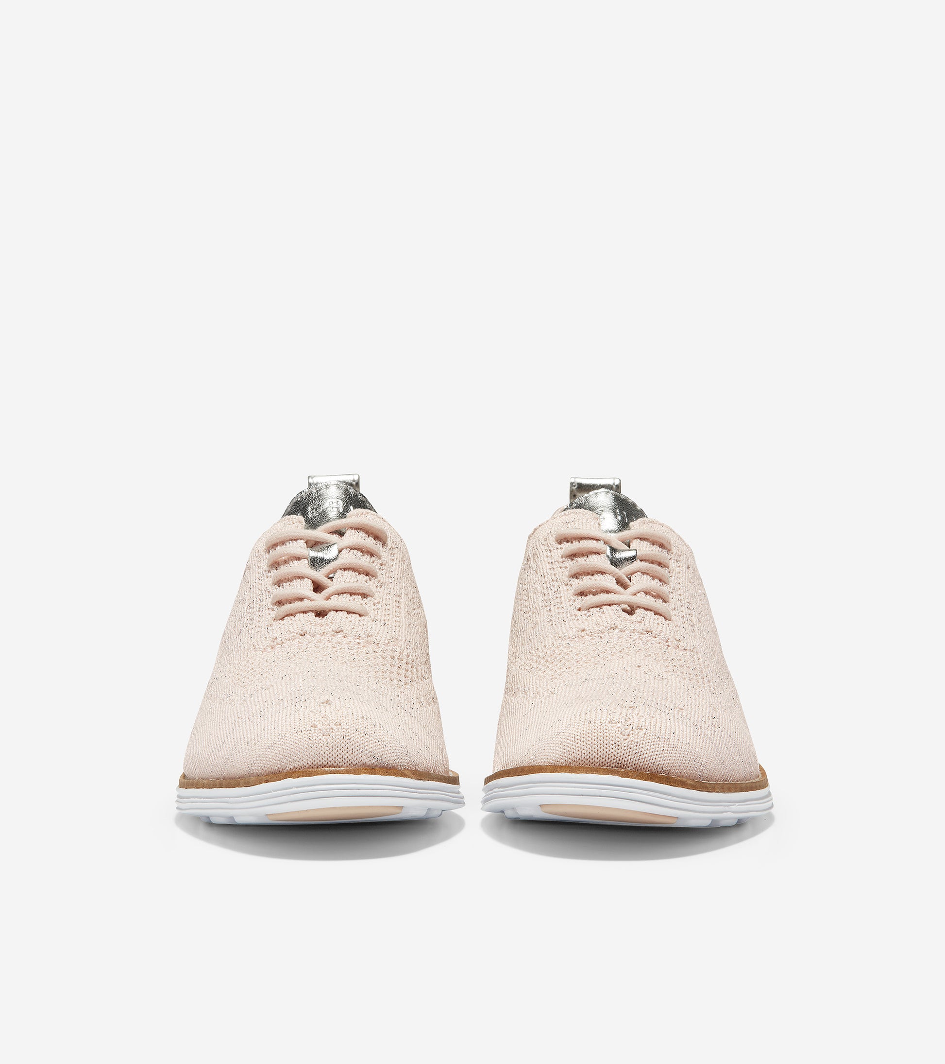 ColeHaan-ØriginalGrand Wingtip Oxford -w11506-Peach Blush Stitchlite™-Argento