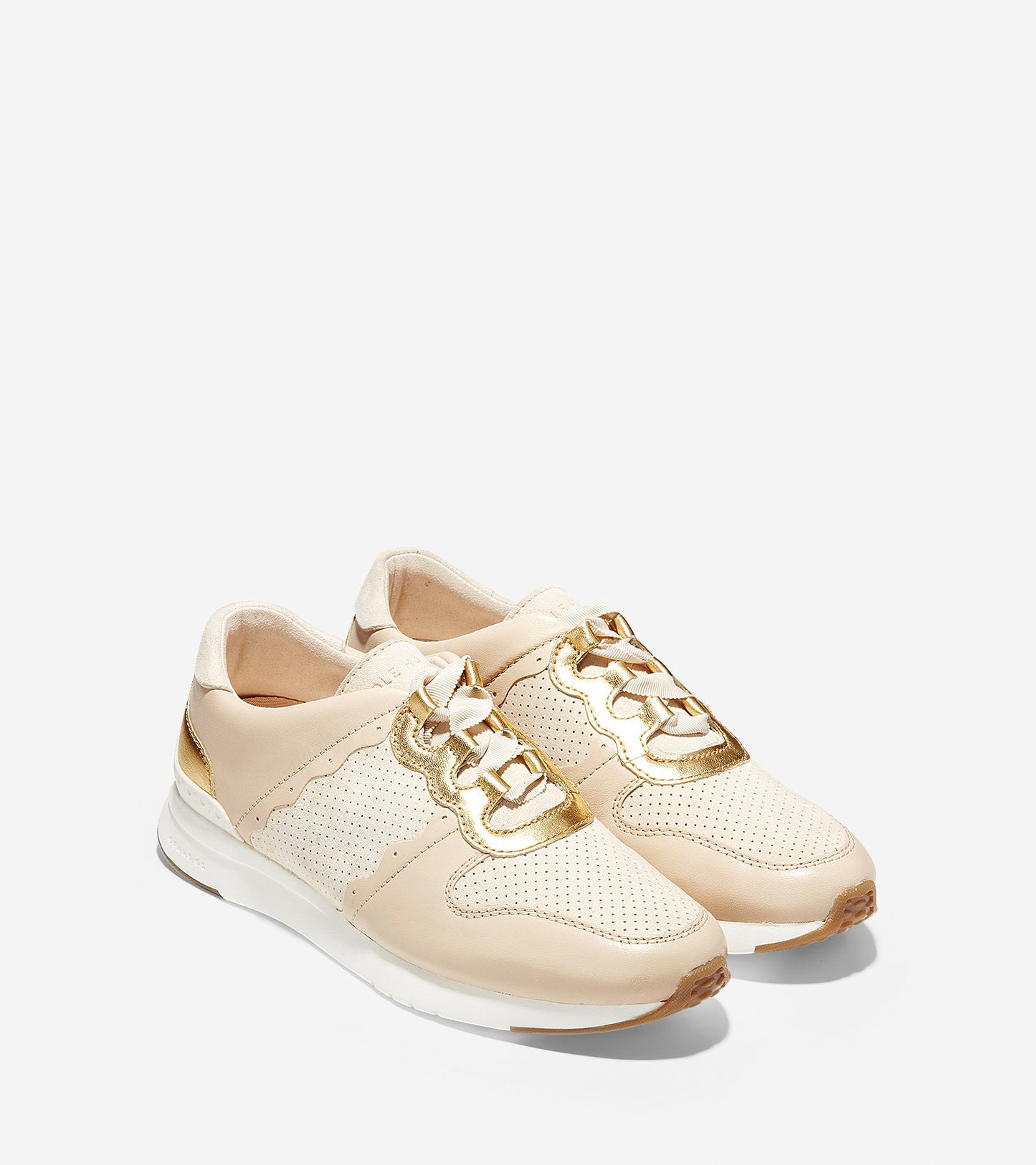 ColeHaan-GrandPrø Running Sneaker LX-w11544-Sandshell Leather-gold