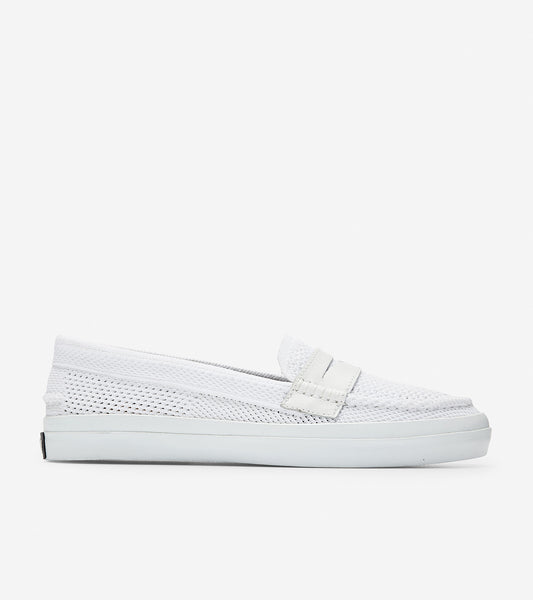 ColeHaan-Pinch Weekender LX Loafer-w11557-White Stitchlite™-Vapor Grey