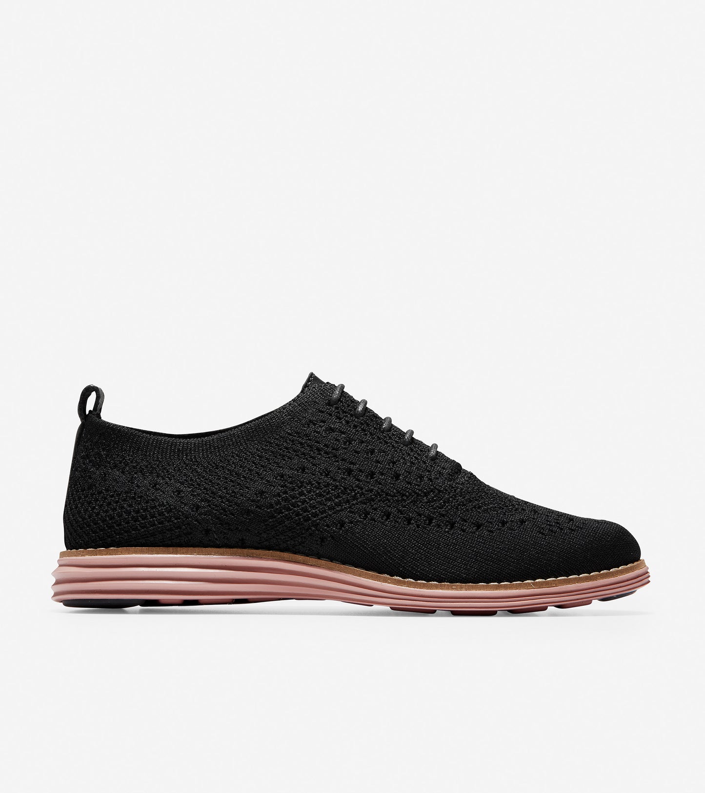 ColeHaan-ØriginalGrand Wingtip Oxford-w12359-Black Stitchlite™-Misty Rose