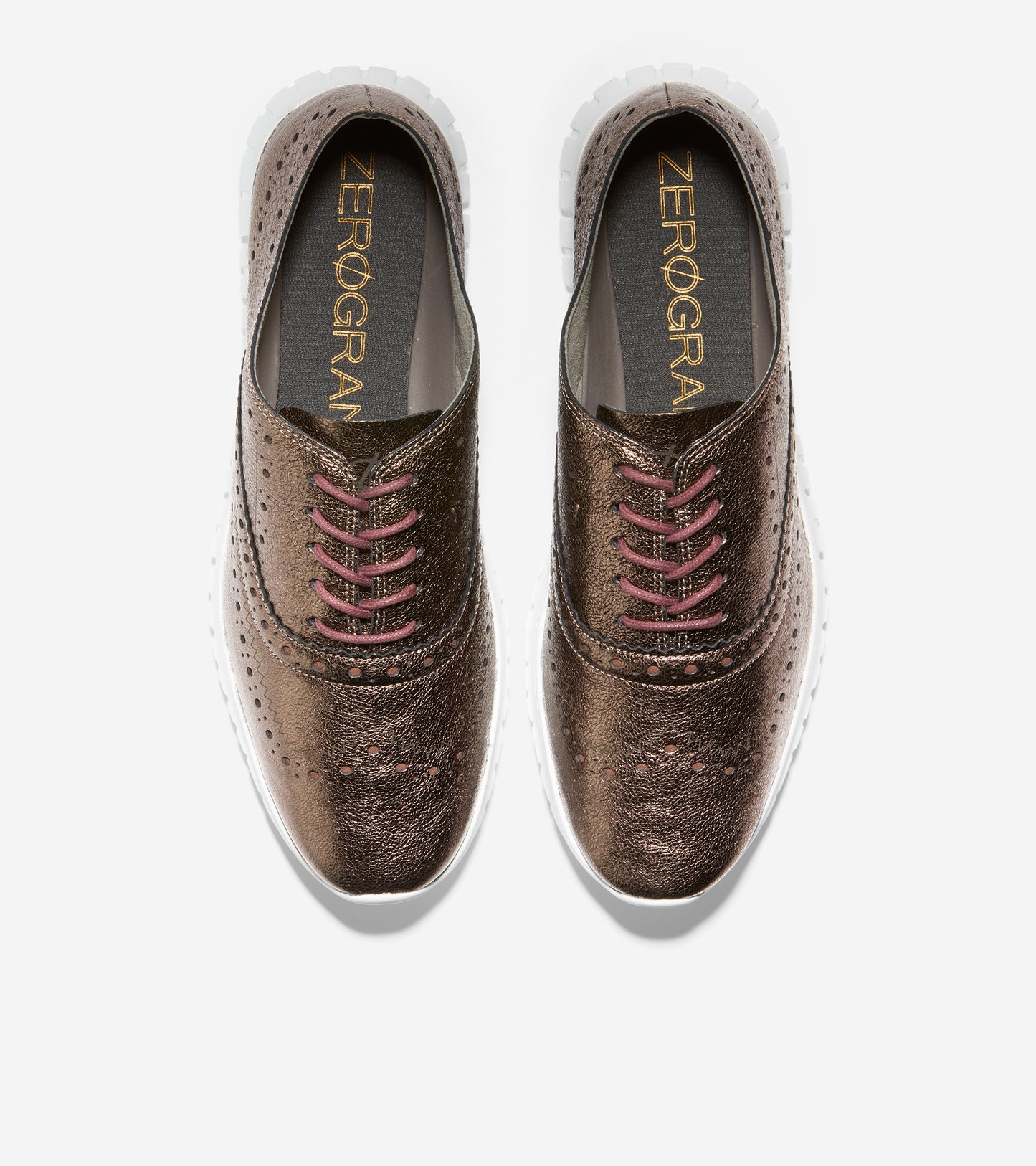 ColeHaan-ZERØGRAND Wingtip Oxford-w12556-Bronze Metallic-optic White