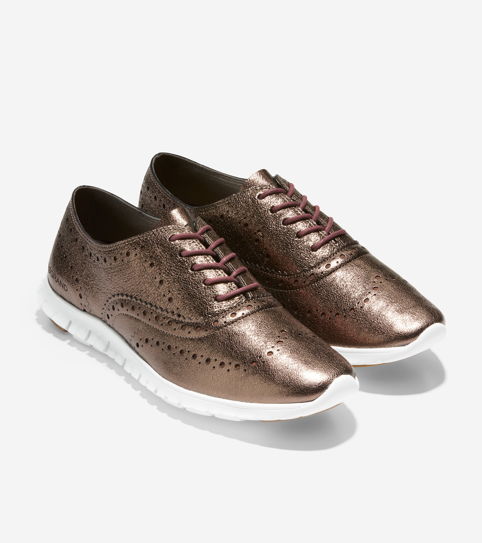 ColeHaan-ZERØGRAND Wingtip Oxford-w12556-Bronze Metallic-optic White