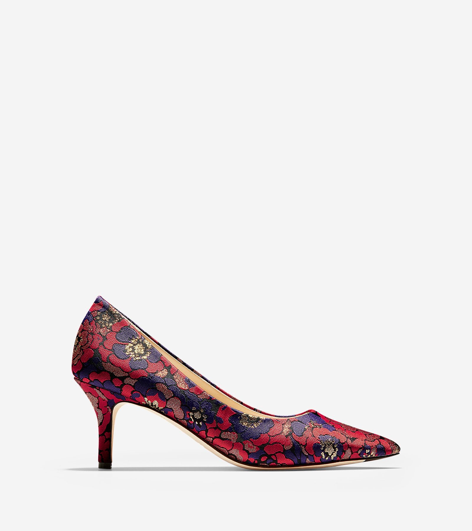 ColeHaan-Vesta Pump (65mm)-w12992-Chrystie Floral Print Jacquard