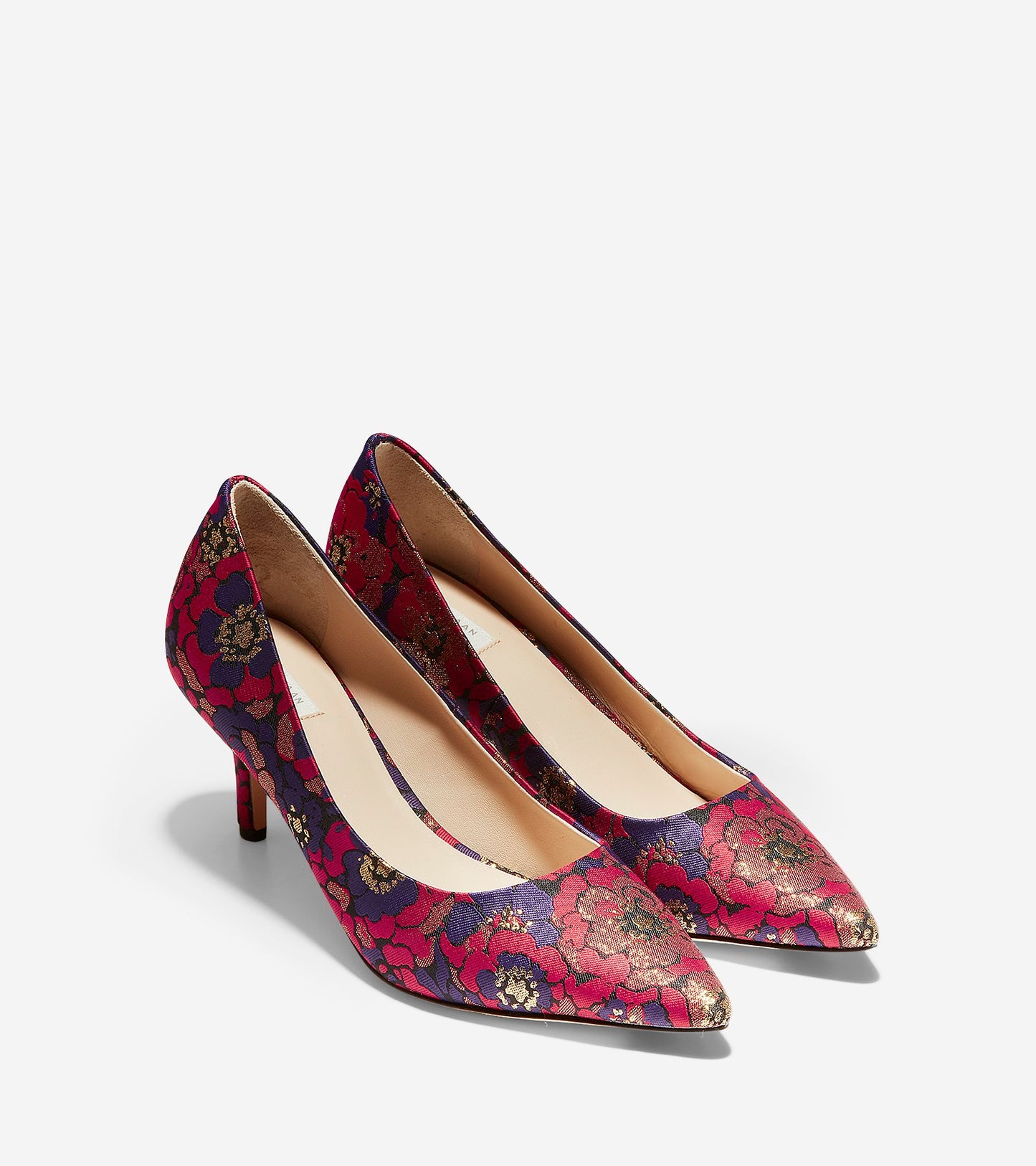 ColeHaan-Vesta Pump (65mm)-w12992-Chrystie Floral Print Jacquard