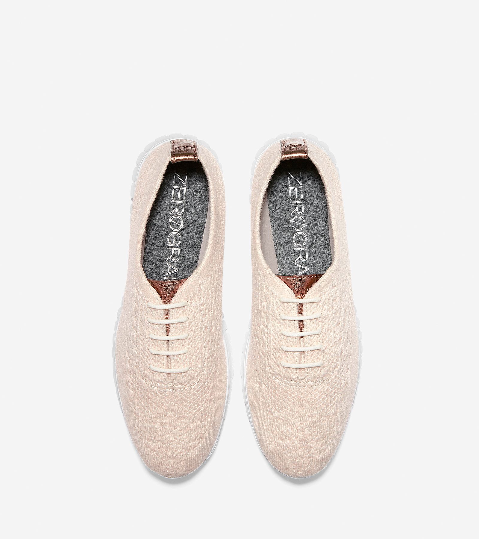 ColeHaan-ZERØGRAND Wingtip Oxford-w13200-Shifting Sand Stitchlite™ Wool