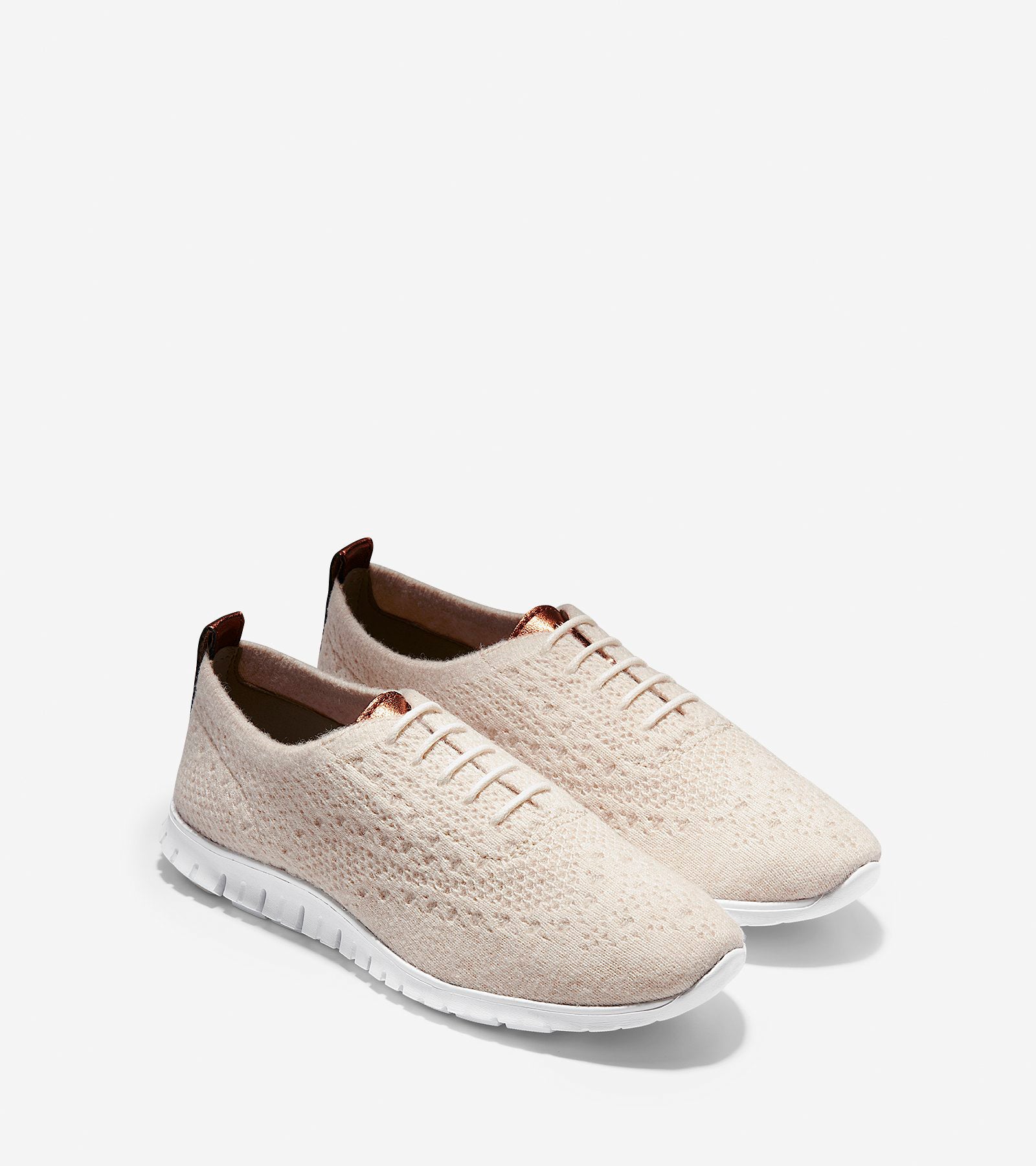 ColeHaan-ZERØGRAND Wingtip Oxford-w13200-Shifting Sand Stitchlite™ Wool