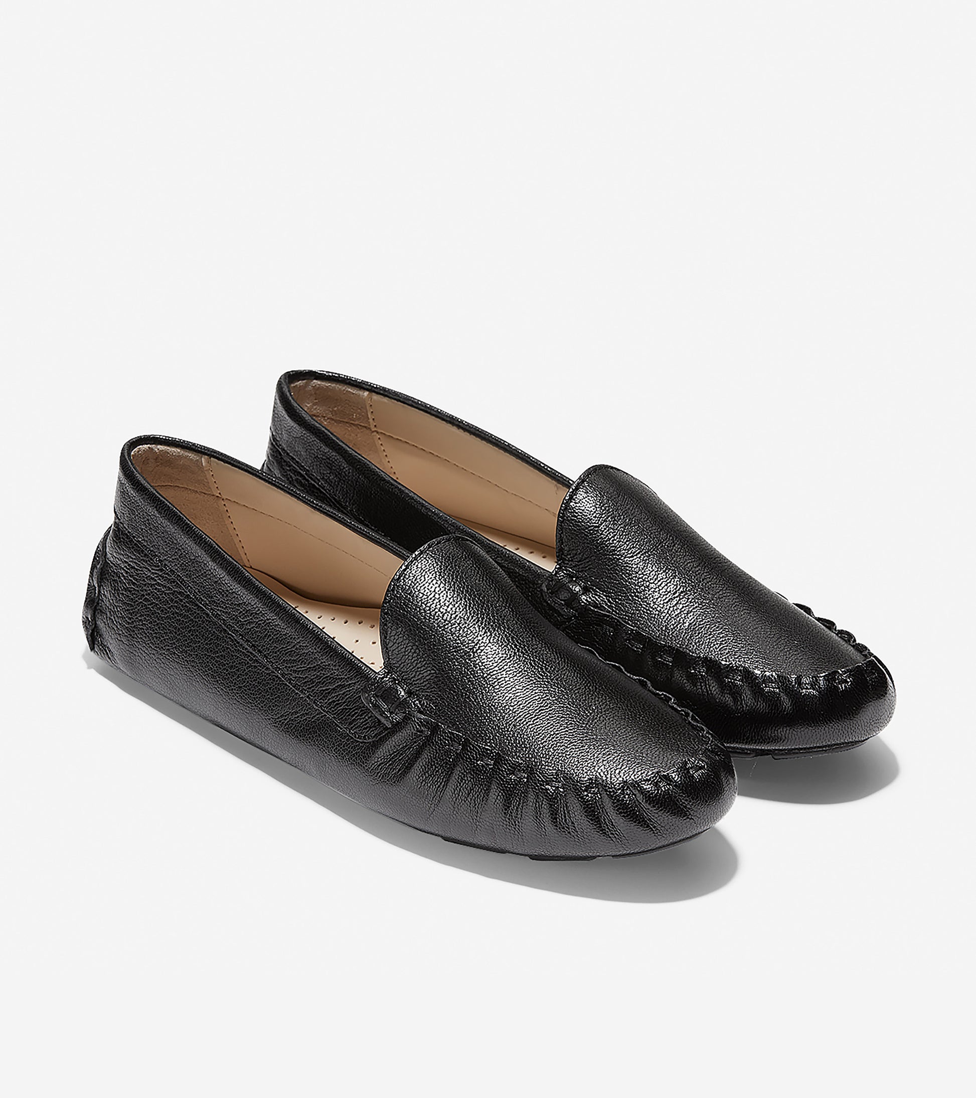 ColeHaan-Evelyn Driver-w13570-Black Leather