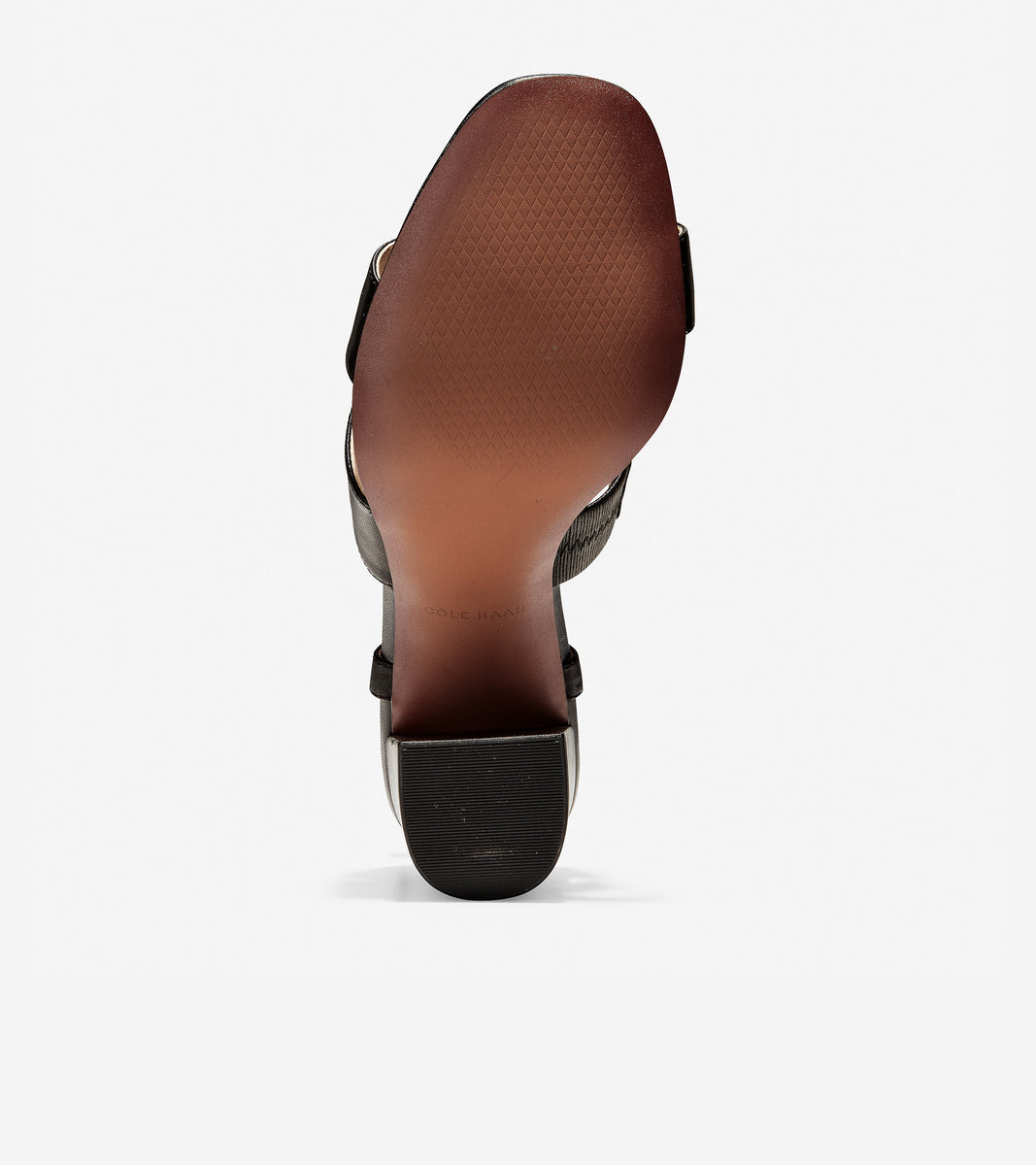 ColeHaan-Cherie Grand Block Heel Sandal (85mm)-w13608-Black Leather