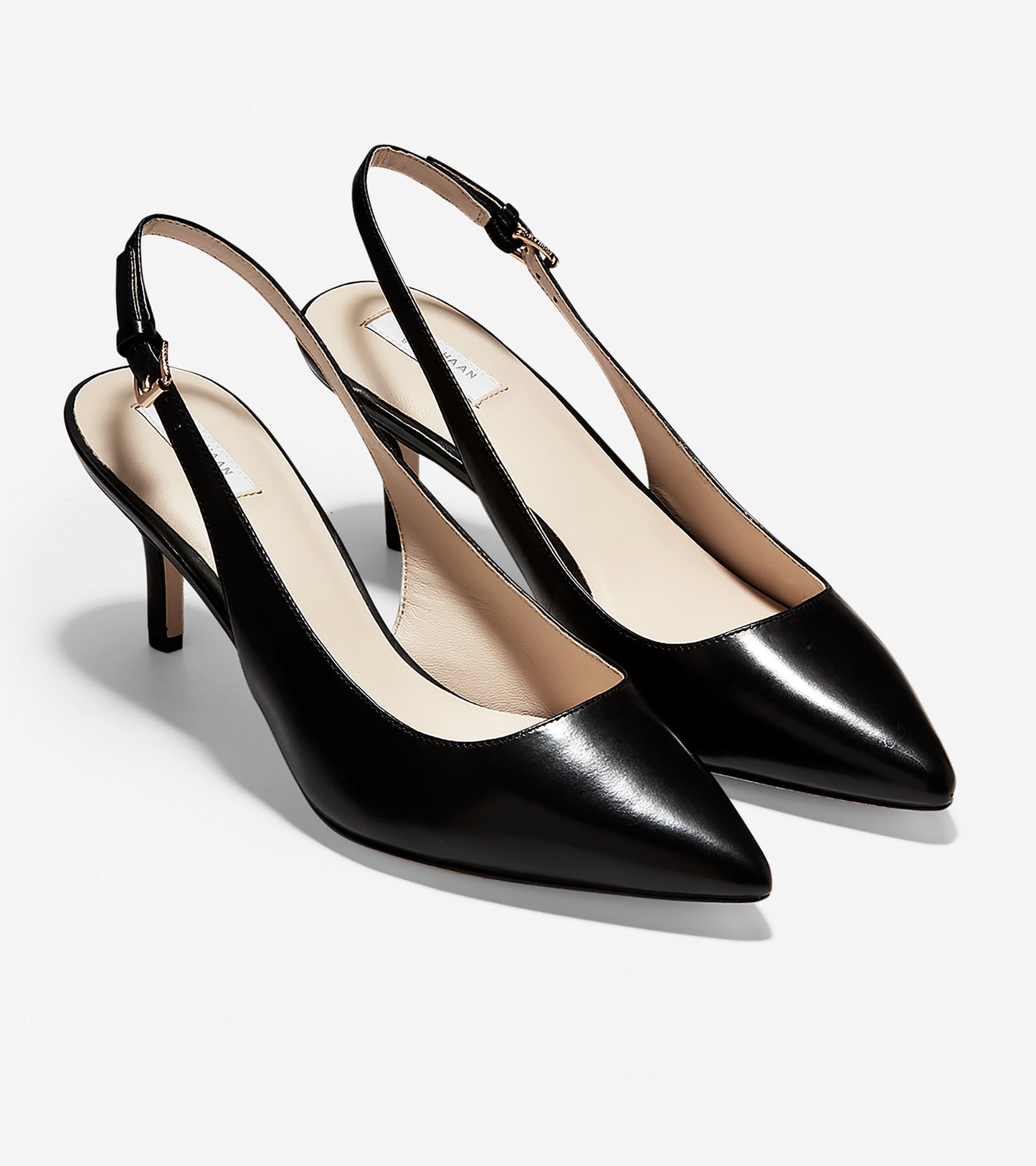 ColeHaan-Vesta Slingback Pump (65mm)-w13817-Black Leather