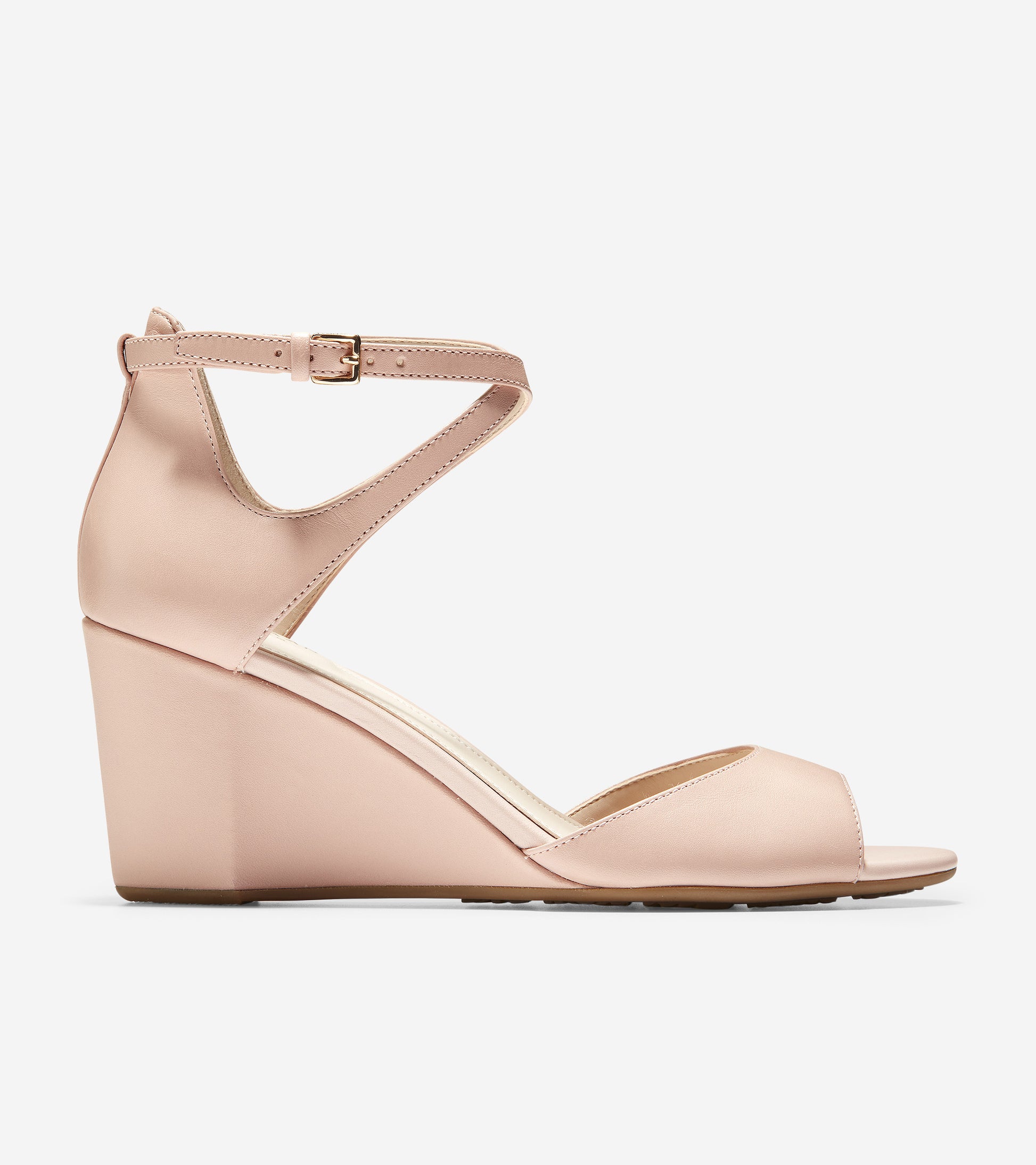 Sadie Open Toe Wedge Sandal-W13852-MAHOGANY ROSE LEATHER – Cole