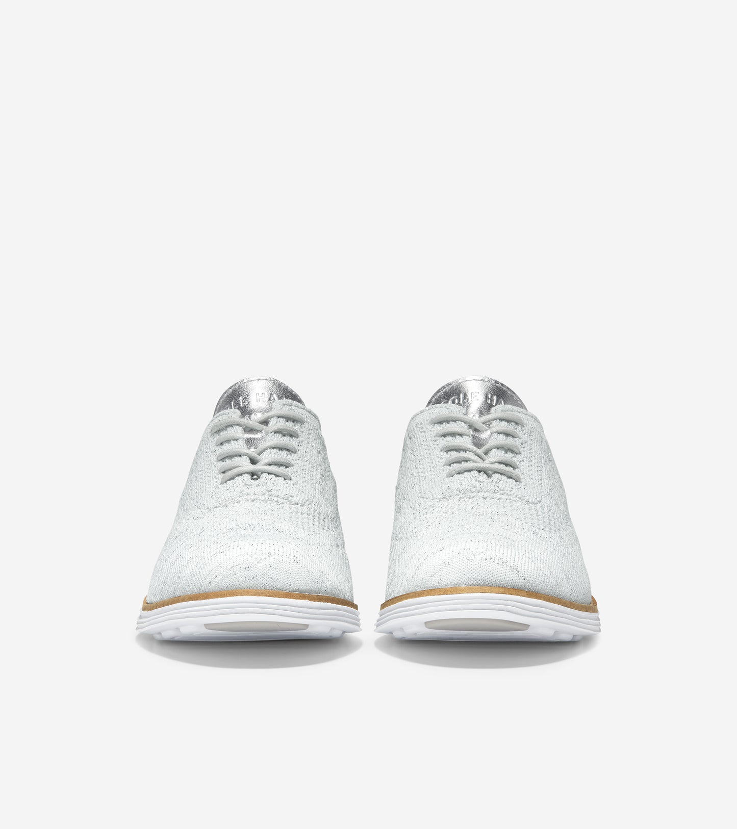 ColeHaan-ØriginalGrand Wingtip Oxford -w13992-Silver Stitchlite™Metallic