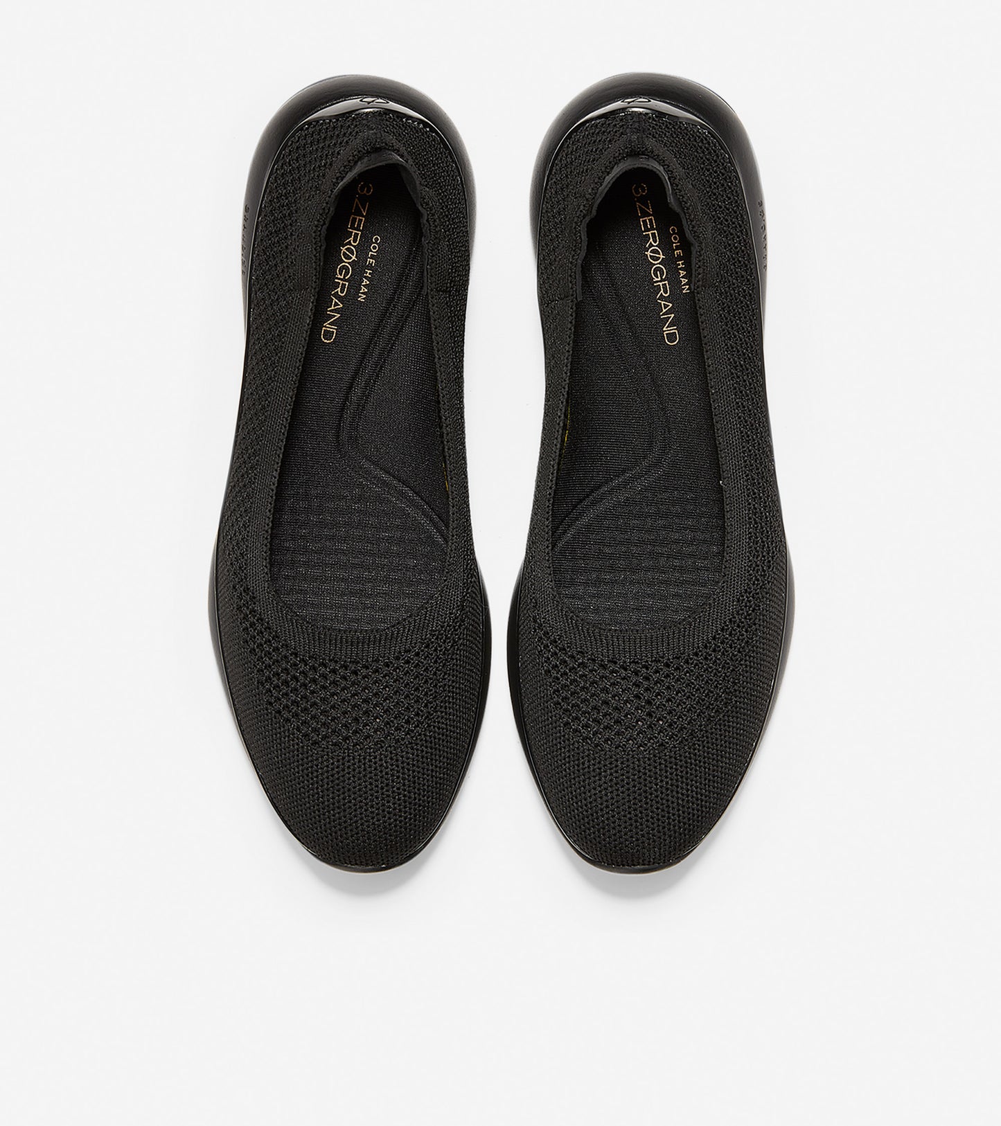 ColeHaan-3.ZERØGRAND Ballet Flat-w14285-Black Stitchlite™-Black