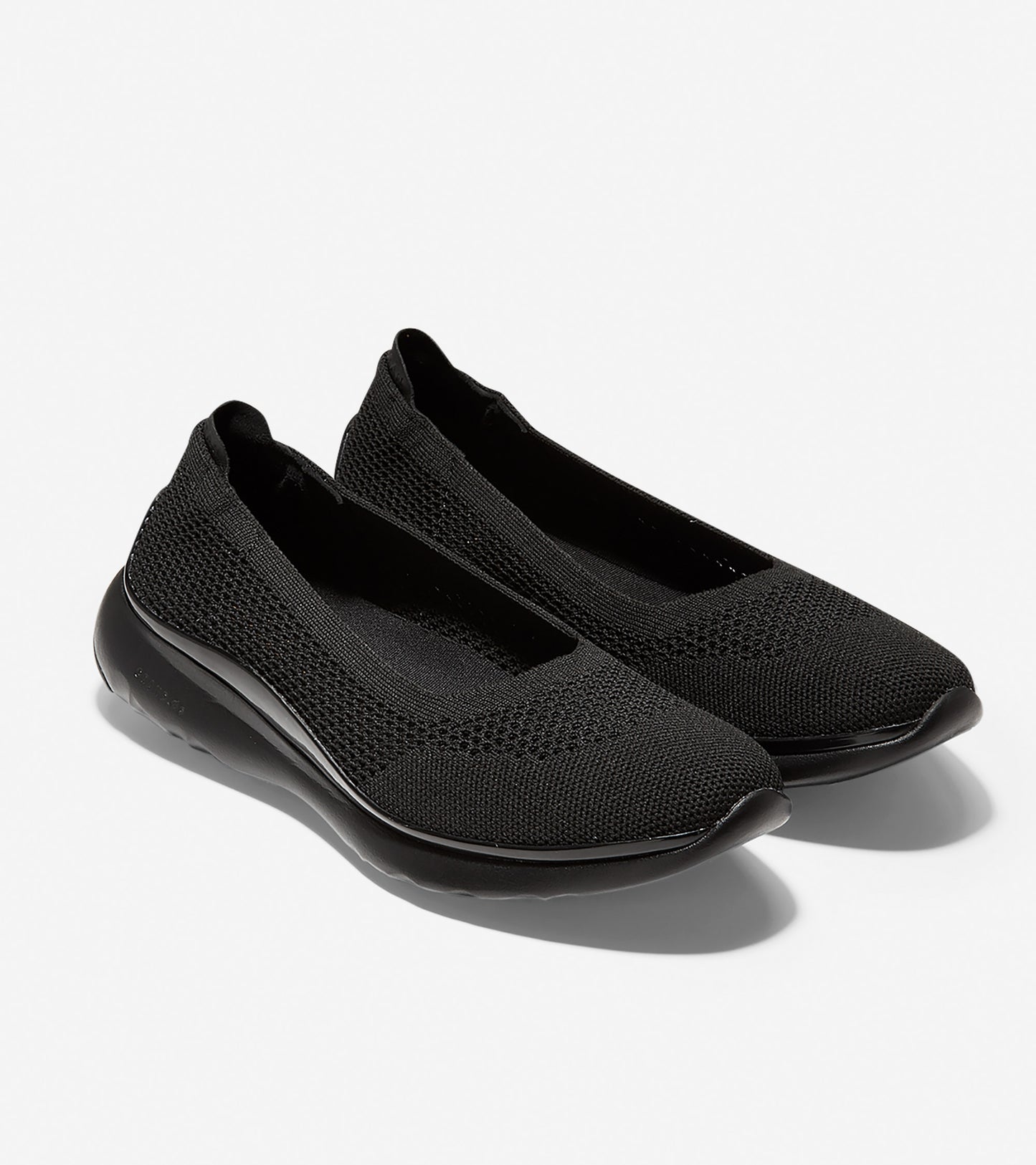ColeHaan-3.ZERØGRAND Ballet Flat-w14285-Black Stitchlite™-Black