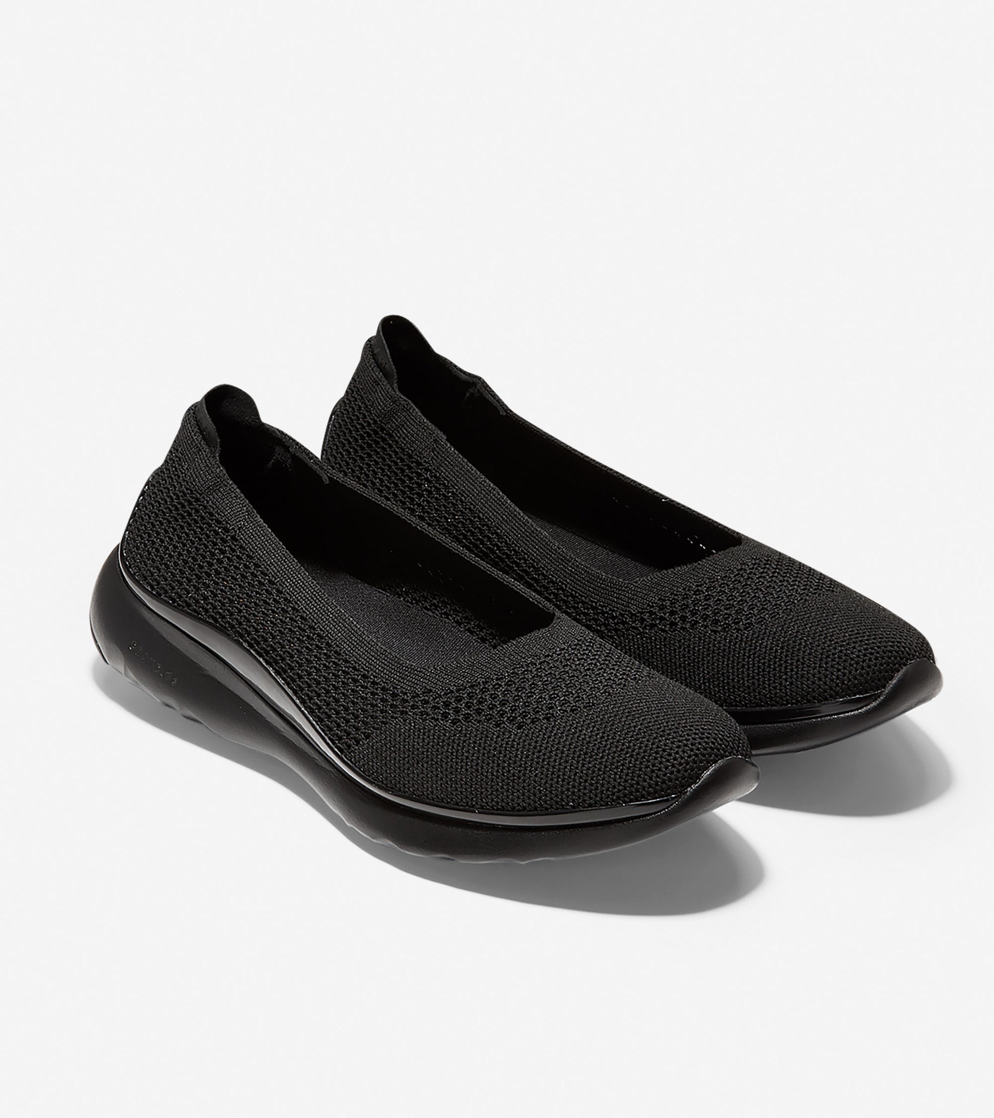 ColeHaan-3.ZERØGRAND Ballet Flat-w14285-Black Stitchlite™-Black