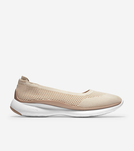 ColeHaan-3.ZERØGRAND Ballet Flat-w14287-Brazilian Sand Stitchlite™