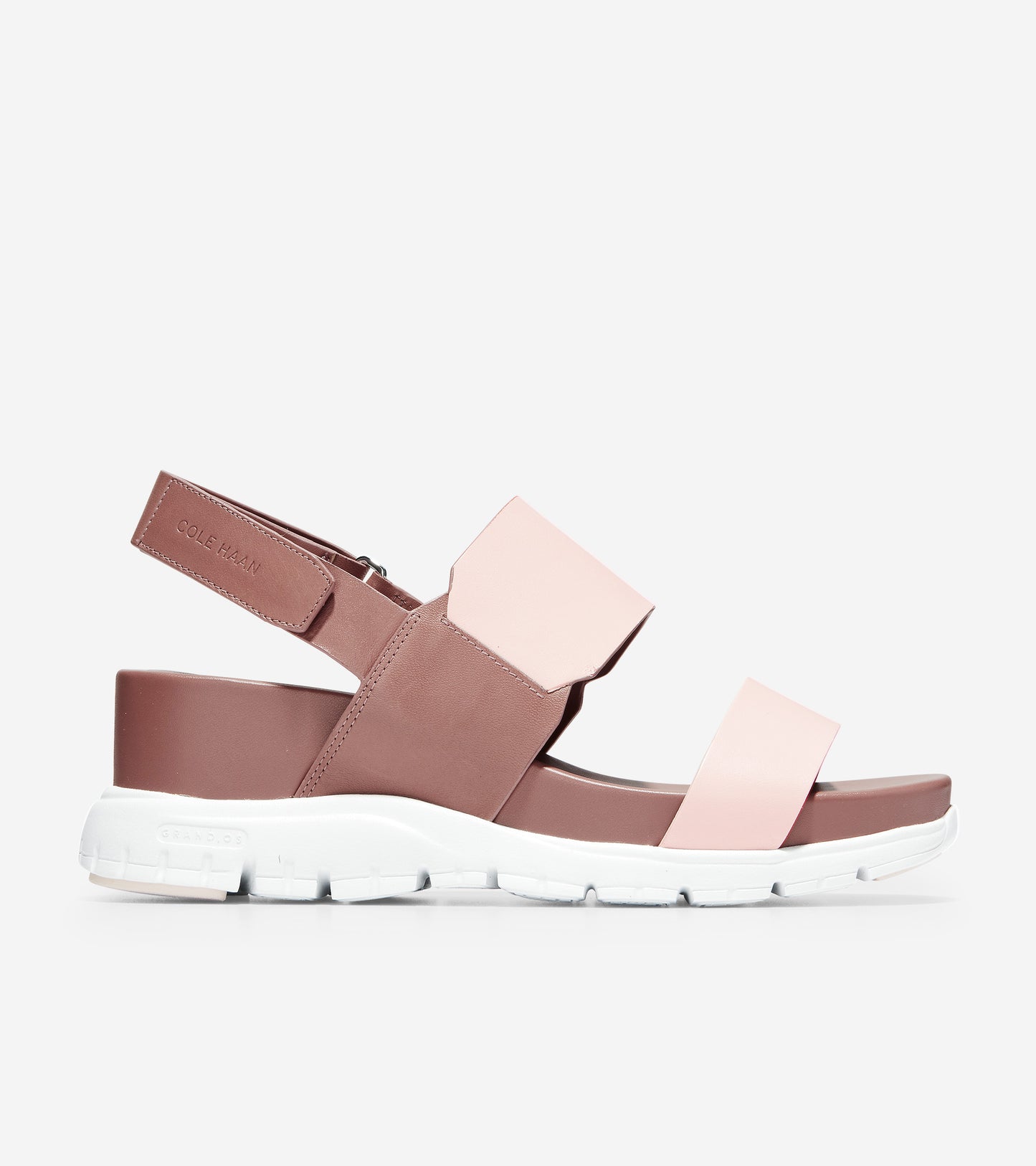 ColeHaan-ZERØGRAND Wedge Sandal-w14590-Pink Dogwood-burlwood Leather