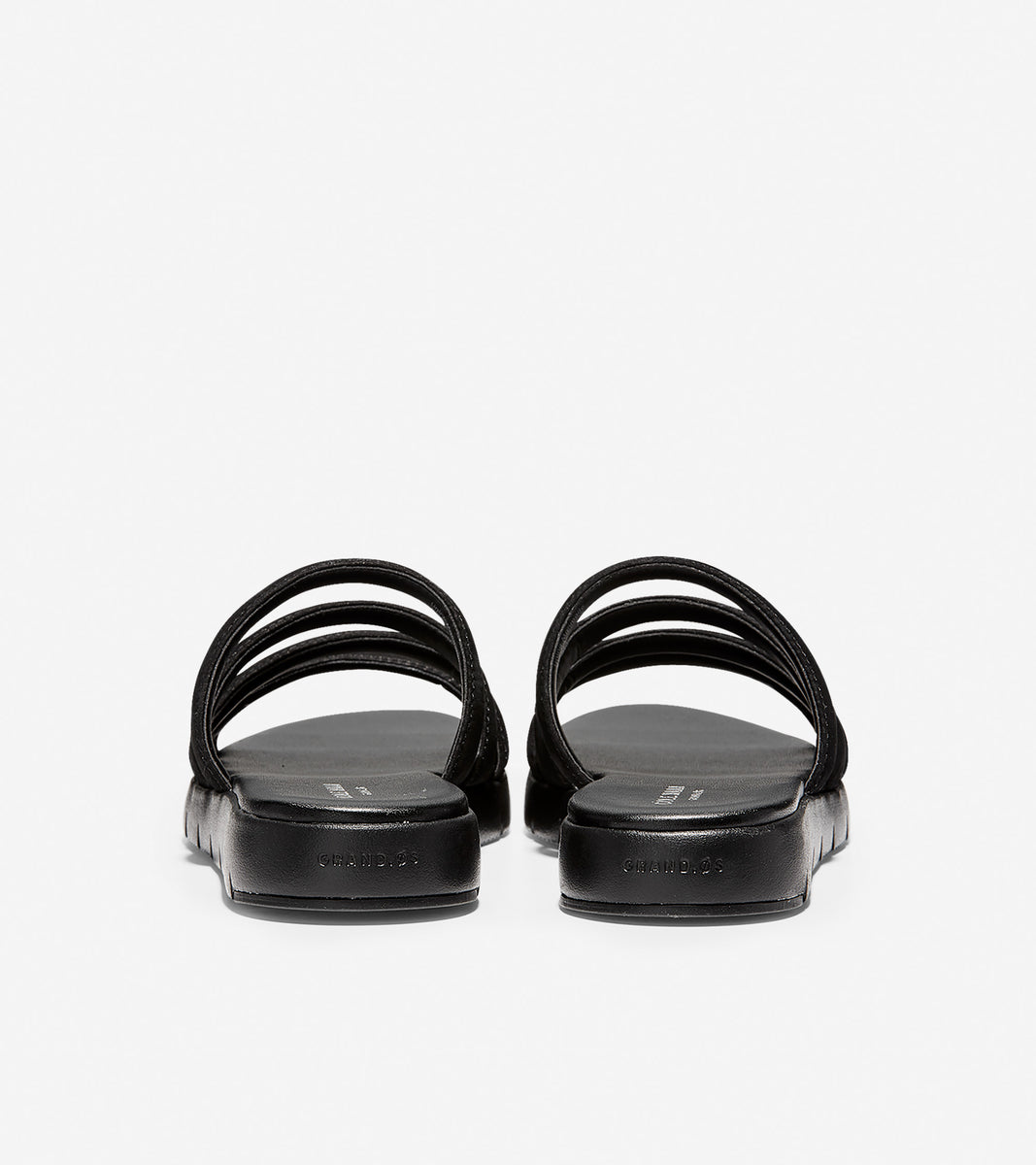 ColeHaan-ZERØGRAND Multi Strap Sandal-w14664-Black Leather-Black
