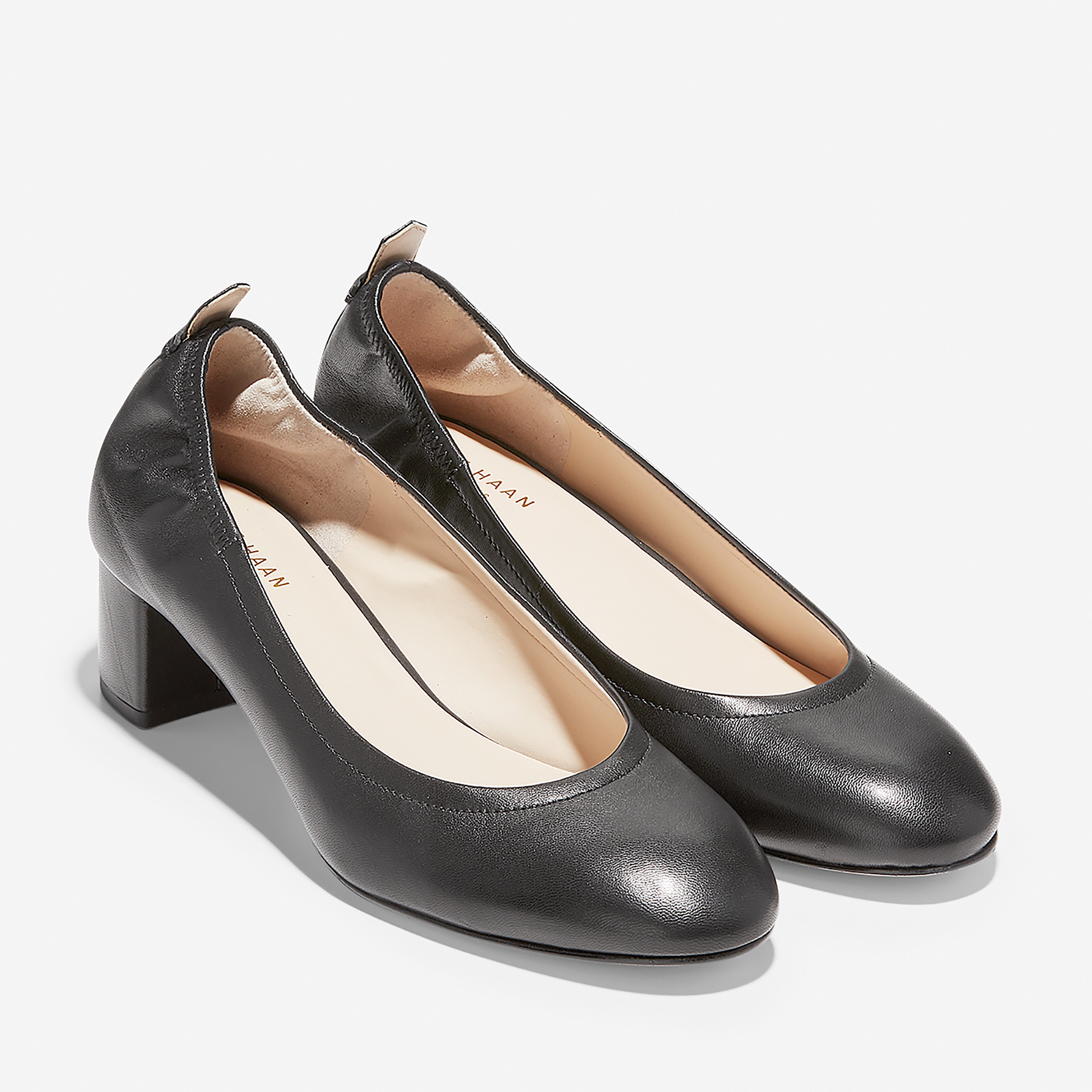 Aviana Pump 50mm W14687 BLACK LEATHER Cole Haan Saudi Arabia